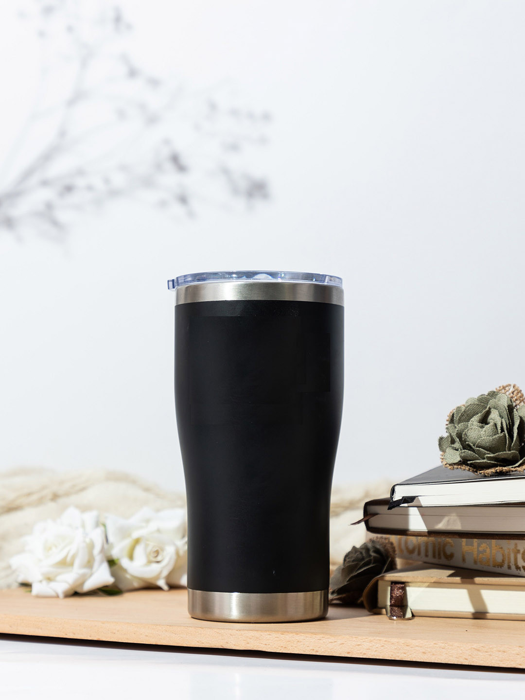 1219 Avenue 2 Pcs Stainless Steel Double Wall Vacuum Coffee Tumbler & Lid 650 ML, Black
1219 Avenue 2 Pcs Stainless Steel Double Wall Vacuum Coffee Tumbler & Lid 650 ML, Black