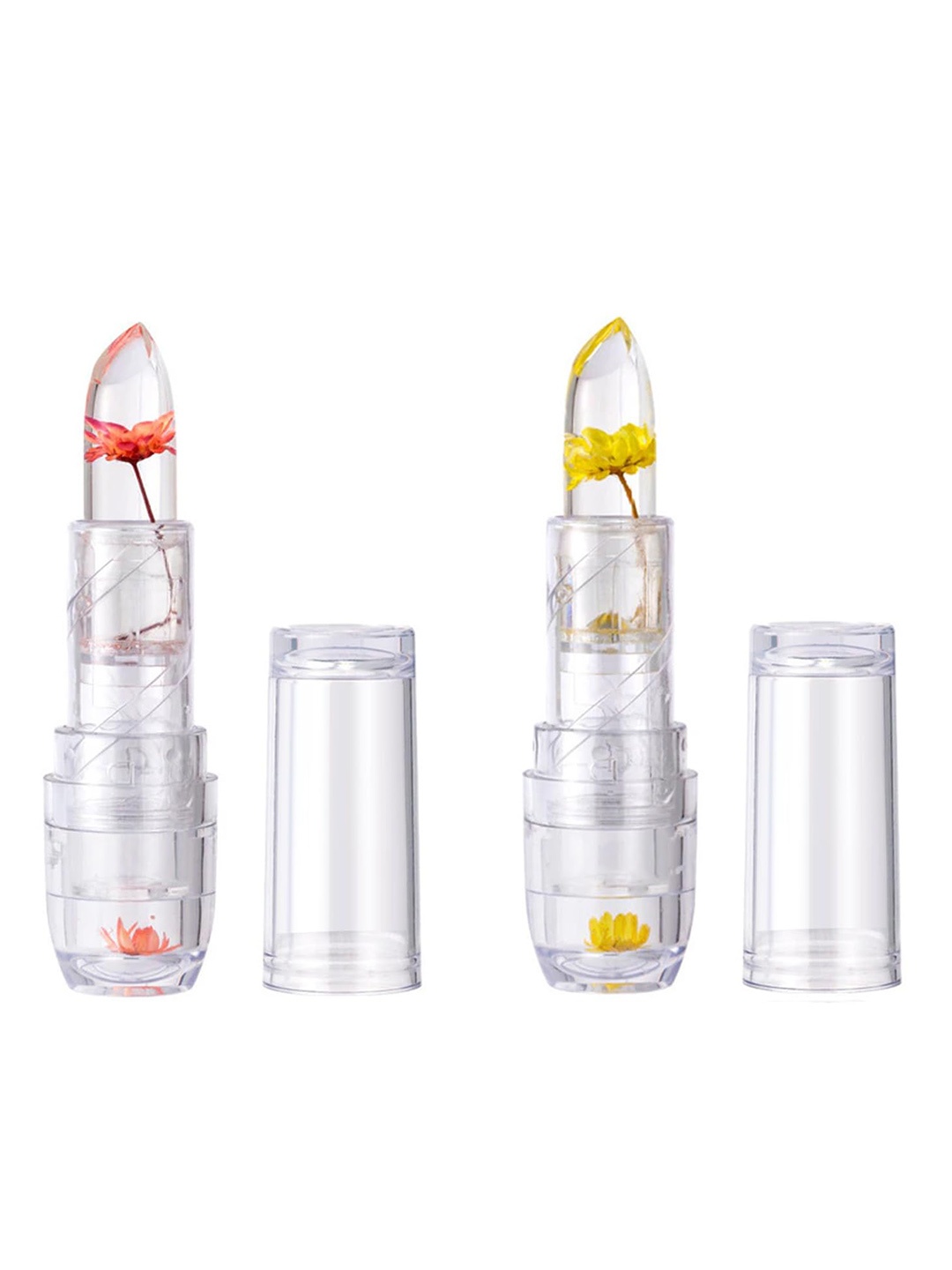 Adbeni Set Of 2 Moisture Activated Temperature Color Change Flower Lipstick -10g- Assorted, Transparent
Adbeni Set Of 2 Moisture Activated Temperature Color Change Flower Lipstick -10g- Assorted, Transparent