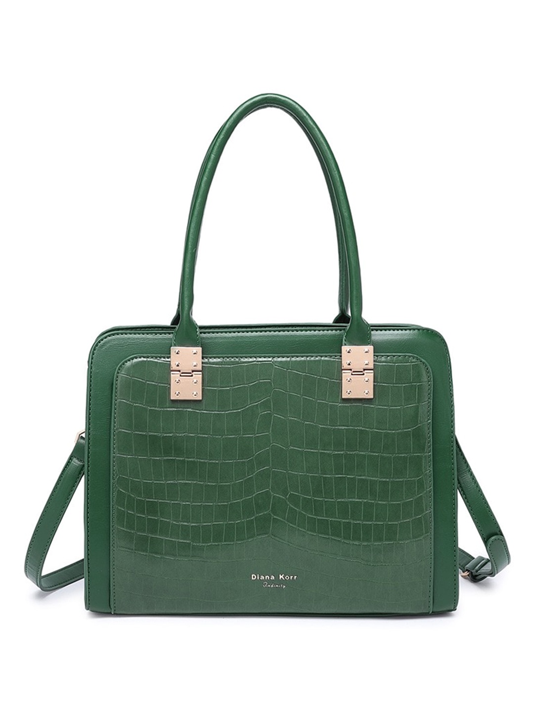 Diana Korr Structured Handheld Bag, Green
