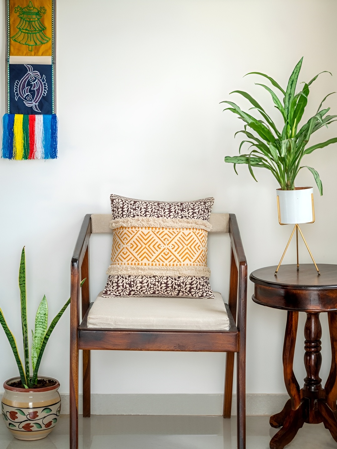 ABSTRACT INDIA Beige Brown Geometric Hand Block Printed Cotton Square Cushion Cover
ABSTRACT INDIA Beige Brown Geometric Hand Block Printed Cotton Square Cushion Cover