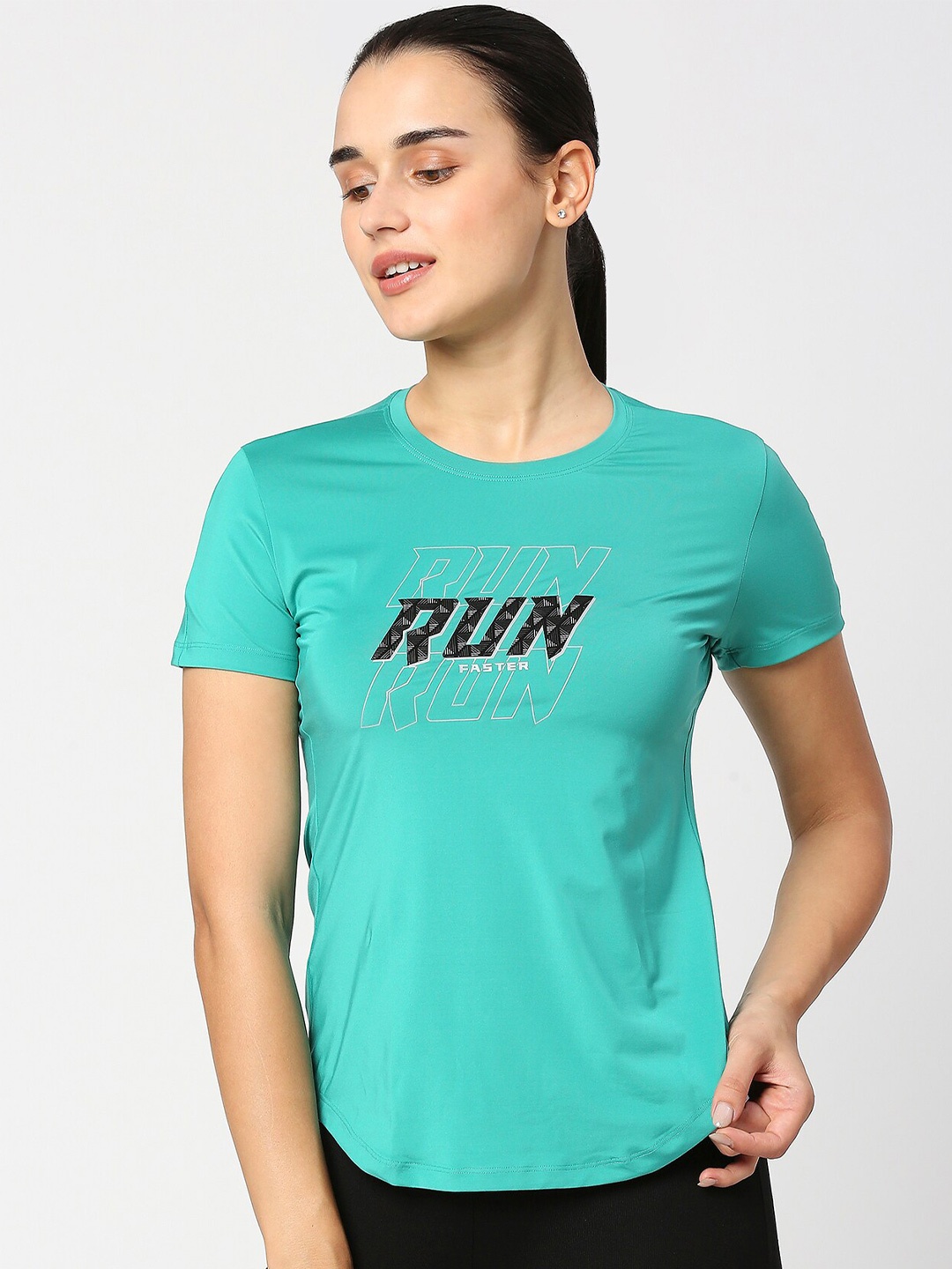 LAASA SPORTS Typography Printed Slim Fit Dri FIT Comfortable Quick Dry T-shirt, Green
LAASA SPORTS Typography Printed Slim Fit Dri FIT Comfortable Quick Dry T-shirt, Green