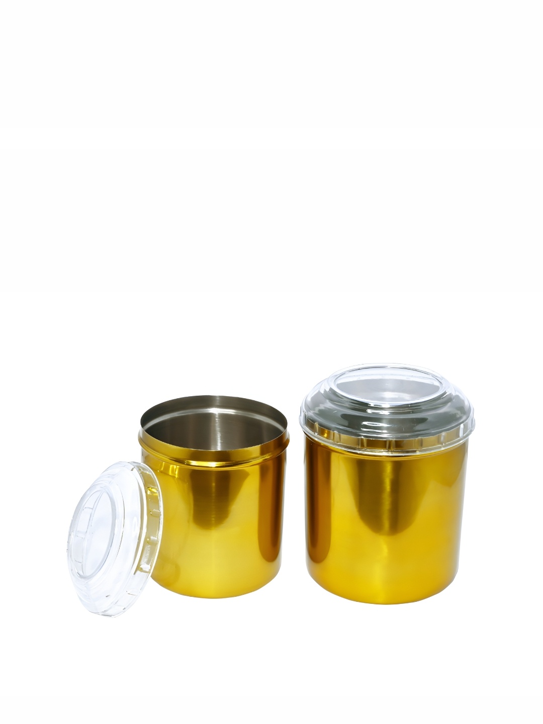 KASSA Gold Toned 4 Pcs Stainless Steel Dishwasher and Microwave Safe Core Food Containers
KASSA Gold Toned 4 Pcs Stainless Steel Dishwasher and Microwave Safe Core Food Containers