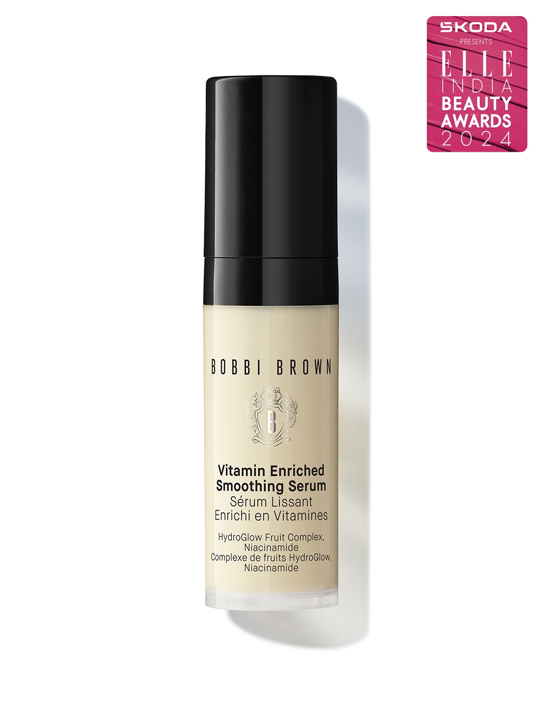 Bobbi Brown Vitamin Enriched Smoothing Serum Mini with HydroGlow Fruit Complex - 4 ml, Beige
Bobbi Brown Vitamin Enriched Smoothing Serum Mini with HydroGlow Fruit Complex - 4 ml, Beige