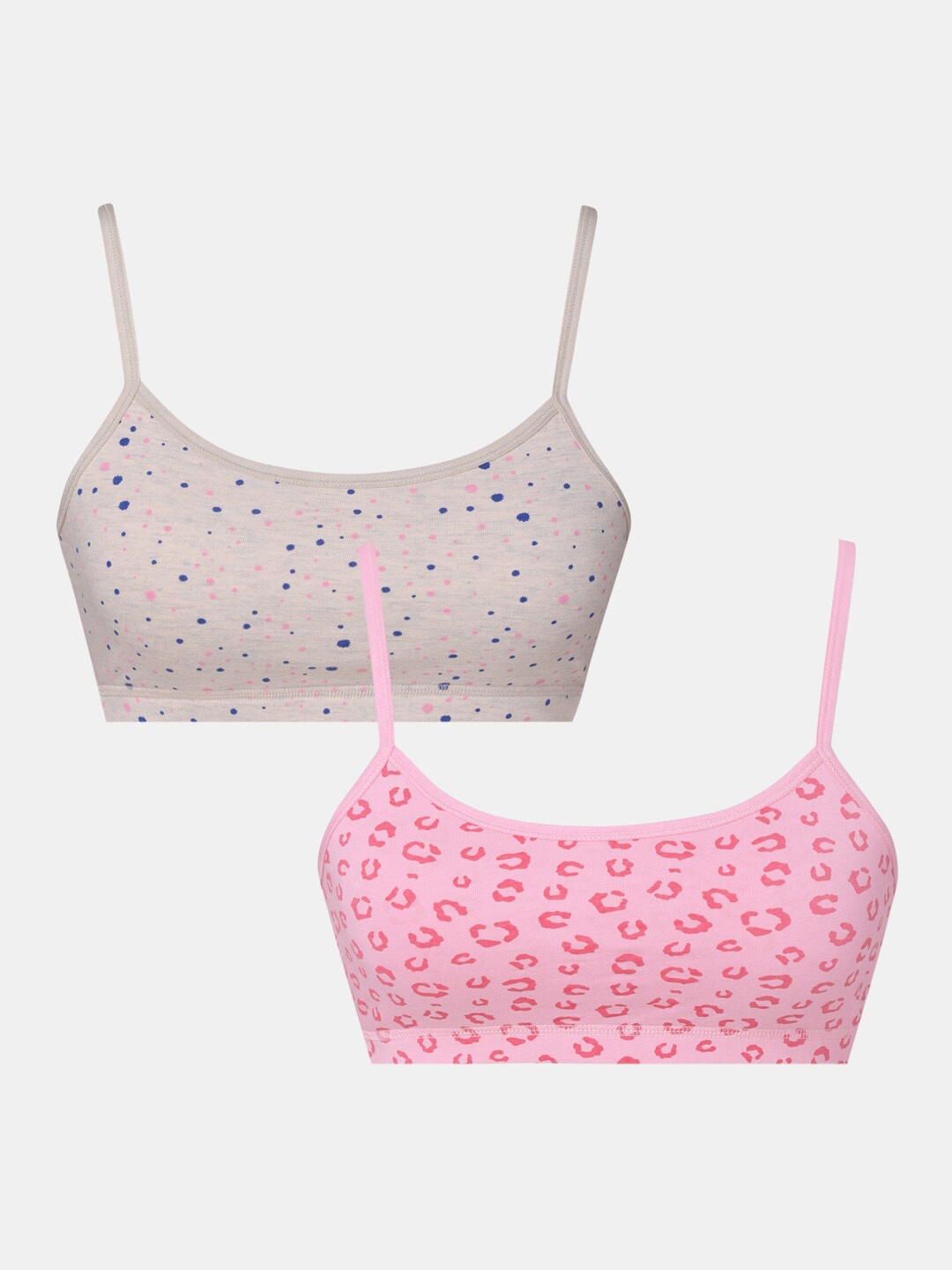 Sillysally Girls Pack Of 2 Abstract Printed Beginners Sports Bra With All Day Comfort, Pink
Sillysally Girls Pack Of 2 Abstract Printed Beginners Sports Bra With All Day Comfort, Pink