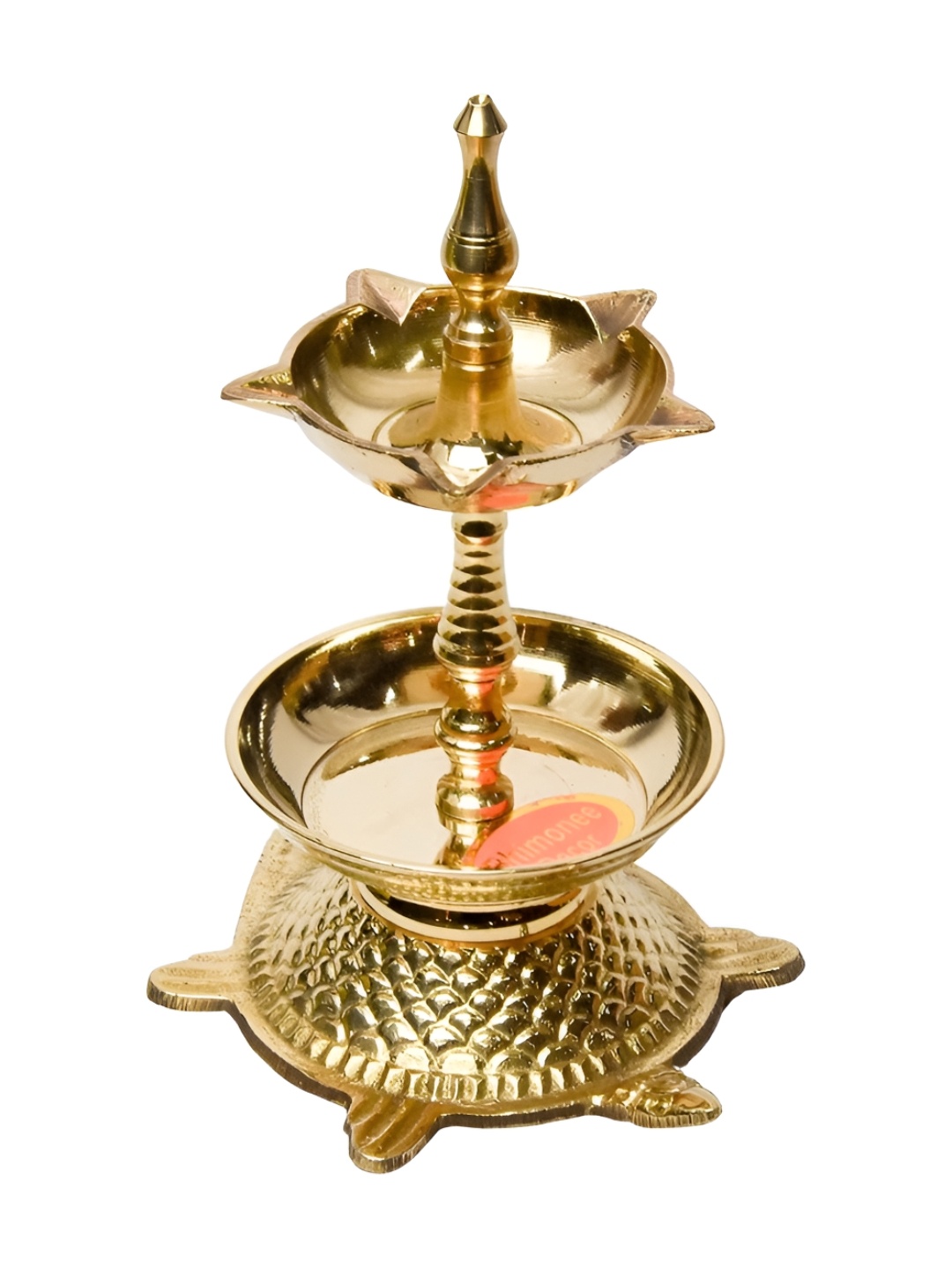 Bhimonee Decor Gold Toned Pure Brass Kachua Diya