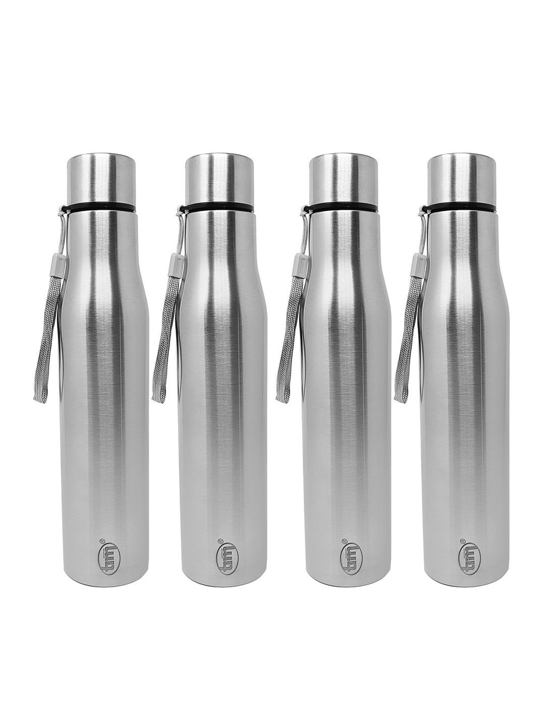 TRM Silver Toned 4 Pieces Single Walled Stainless Steel Water Bottle 1 L Each
TRM Silver Toned 4 Pieces Single Walled Stainless Steel Water Bottle 1 L Each