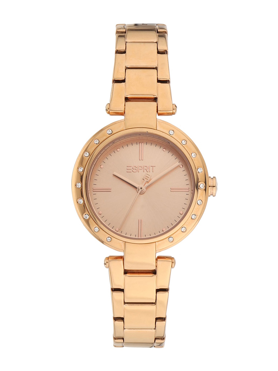 ESPRIT Women Brass Dial & Stainless Steel Straps Analogue Watch ES1L230M0065, Rose gold
ESPRIT Women Brass Dial & Stainless Steel Straps Analogue Watch ES1L230M0065, Rose gold
