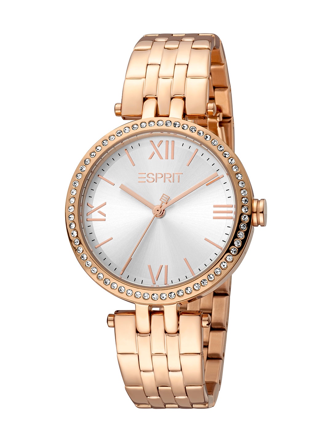 ESPRIT Women Brass Dial & Stainless Steel Straps Analogue Watch ES1L377M0045, Rose gold
ESPRIT Women Brass Dial & Stainless Steel Straps Analogue Watch ES1L377M0045, Rose gold