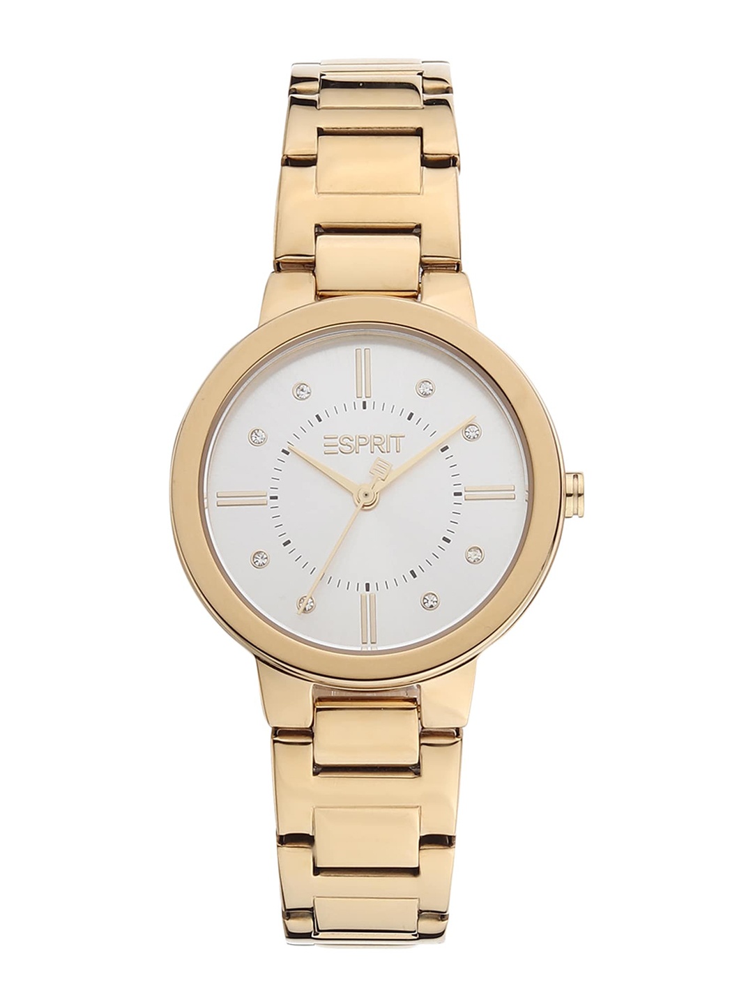 ESPRIT Women Embellished Brass Dial & Stainless Steel Straps Analogue Watch ES1L246M0065, Gold
ESPRIT Women Embellished Brass Dial & Stainless Steel Straps Analogue Watch ES1L246M0065, Gold