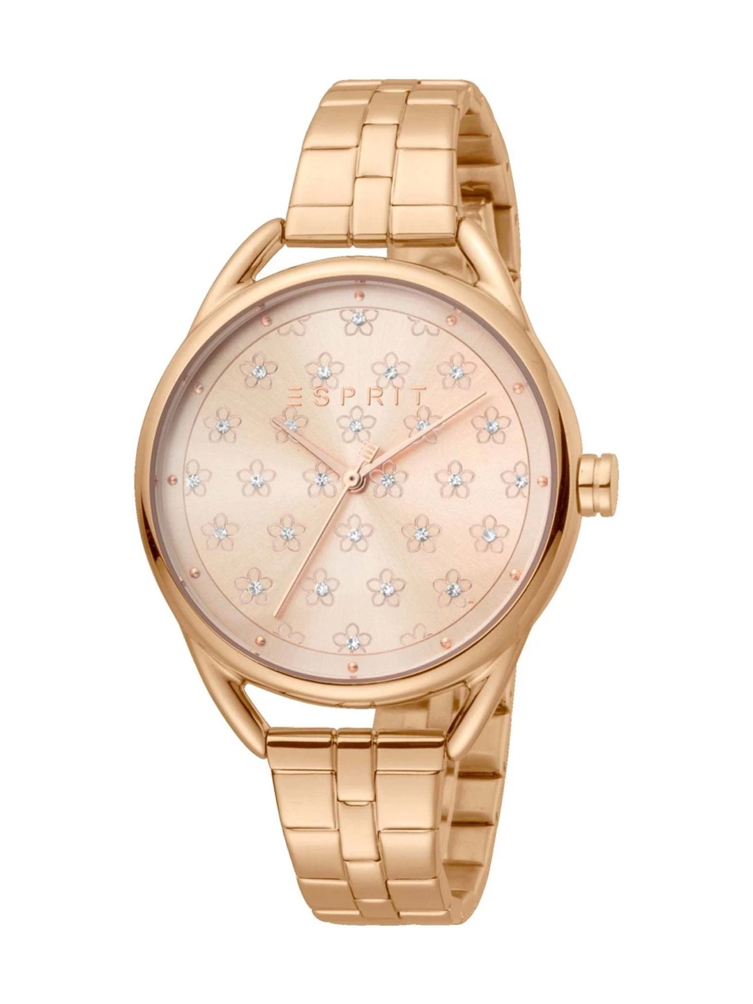 ESPRIT Women Embellished Brass Dial & Stainless Steel Straps Analogue Watch ES1L177M0105, Rose gold
ESPRIT Women Embellished Brass Dial & Stainless Steel Straps Analogue Watch ES1L177M0105, Rose gold