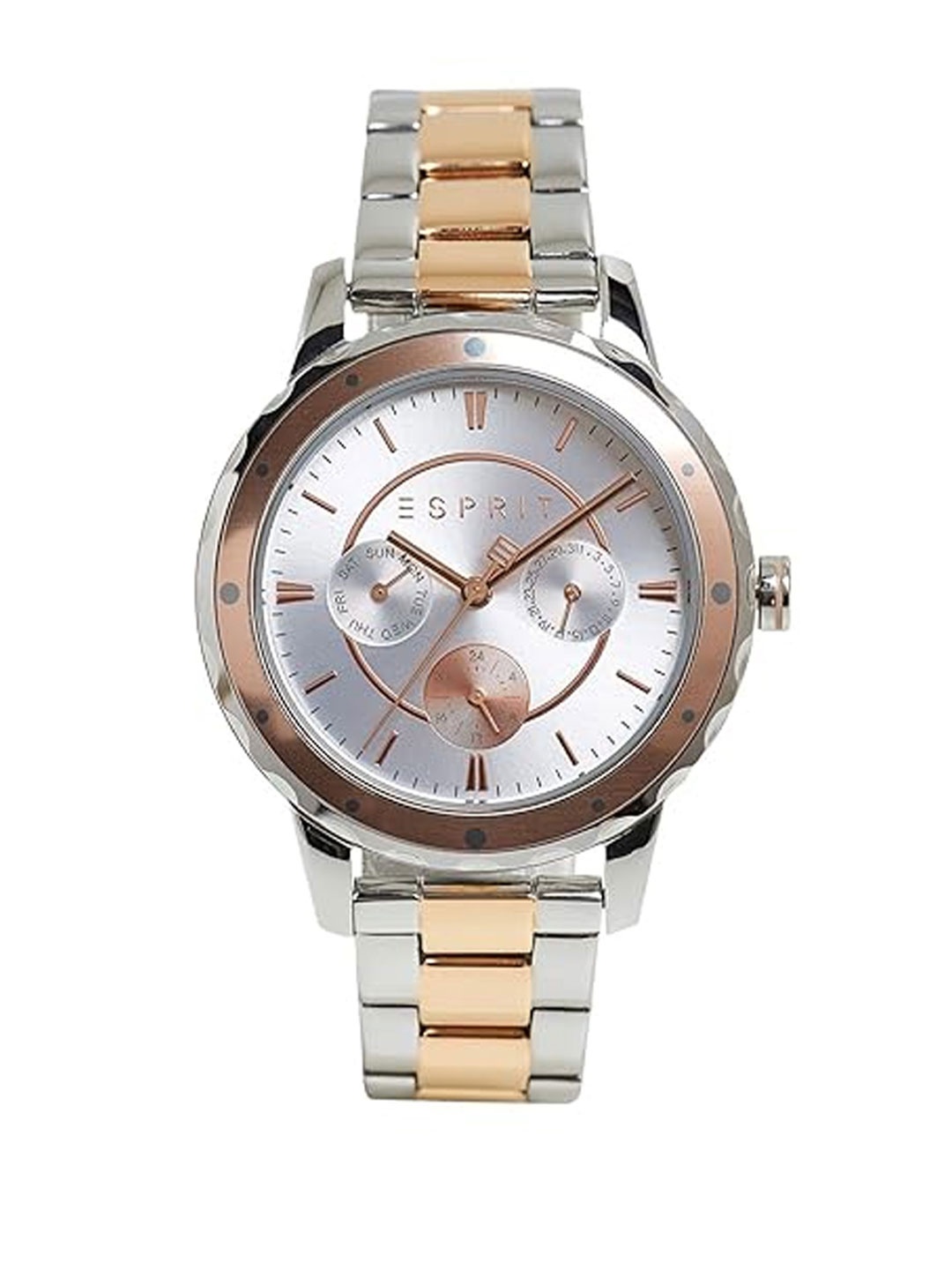 ESPRIT Women Brass Dial & Stainless Steel Straps Analogue Watch ES1L140M0135, Silver
ESPRIT Women Brass Dial & Stainless Steel Straps Analogue Watch ES1L140M0135, Silver