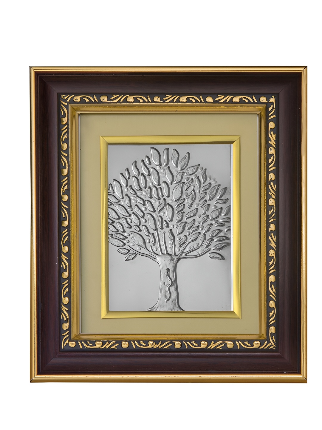 Pray Everyday Brown & Silver-Plated Snake Climbing Tree Self Design Wall Photo Frame
Pray Everyday Brown & Silver-Plated Snake Climbing Tree Self Design Wall Photo Frame