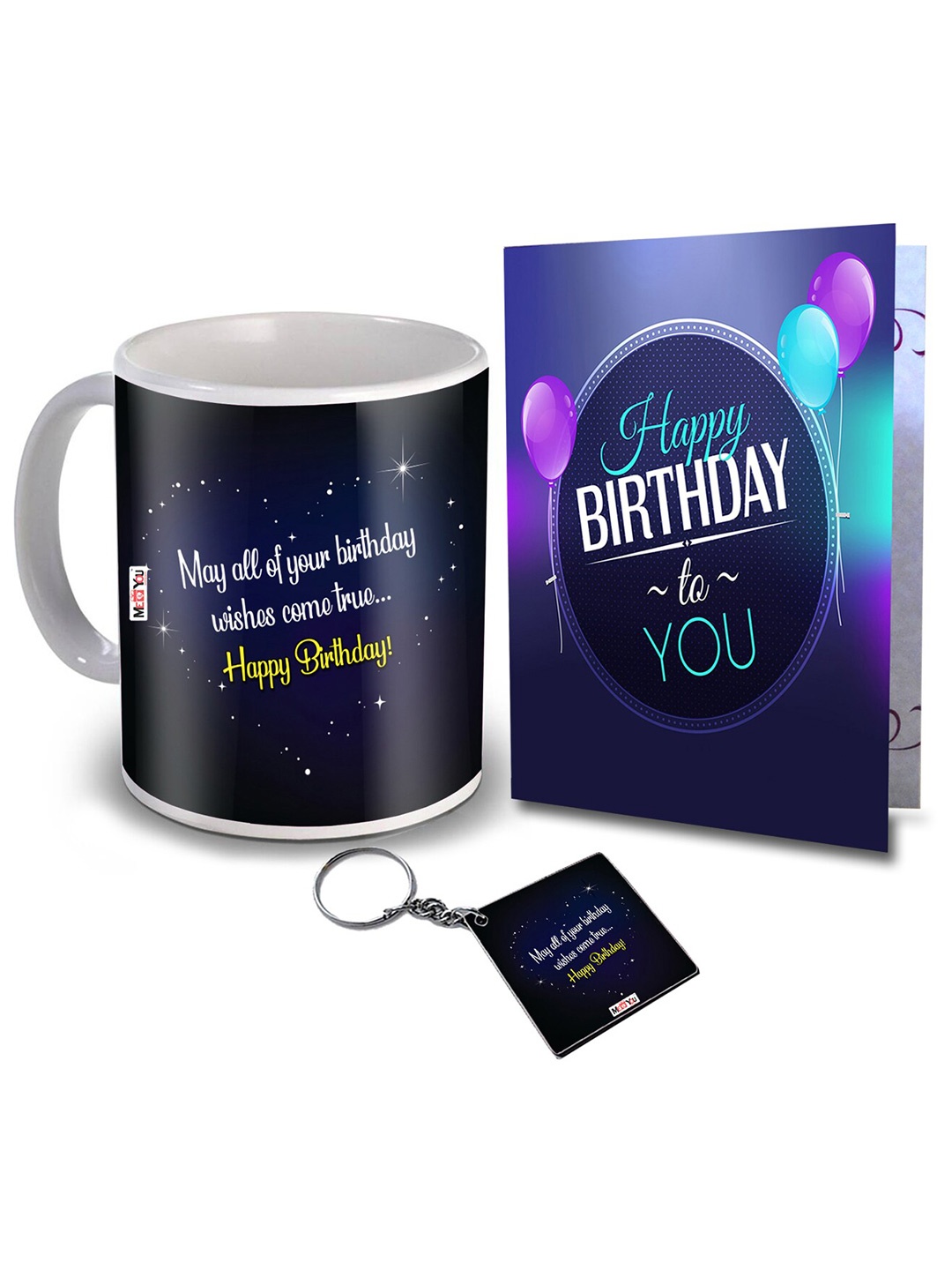 ME & YOU Navy Blue & Purple Coffee Mug Birthday Greeting Card & Keychain Home Gift Set
ME & YOU Navy Blue & Purple Coffee Mug Birthday Greeting Card & Keychain Home Gift Set