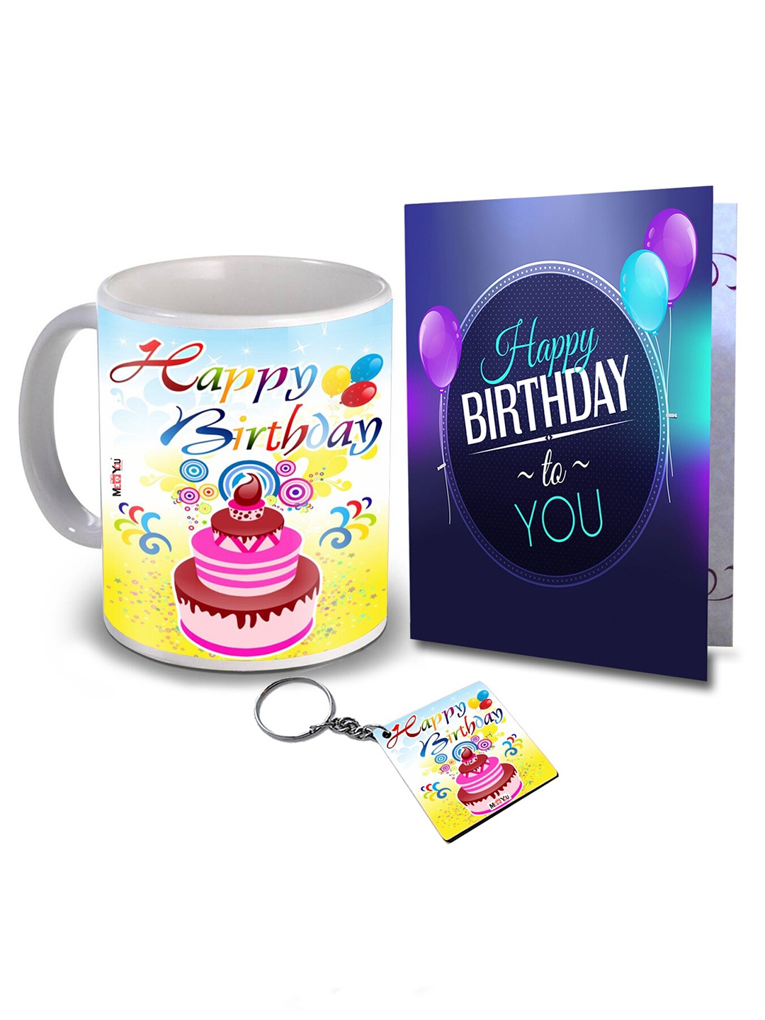 ME & YOU White & Blue 3 Pieces Slogans Printed Ceramic Glossy Mug & Card with Keychain
ME & YOU White & Blue 3 Pieces Slogans Printed Ceramic Glossy Mug & Card with Keychain