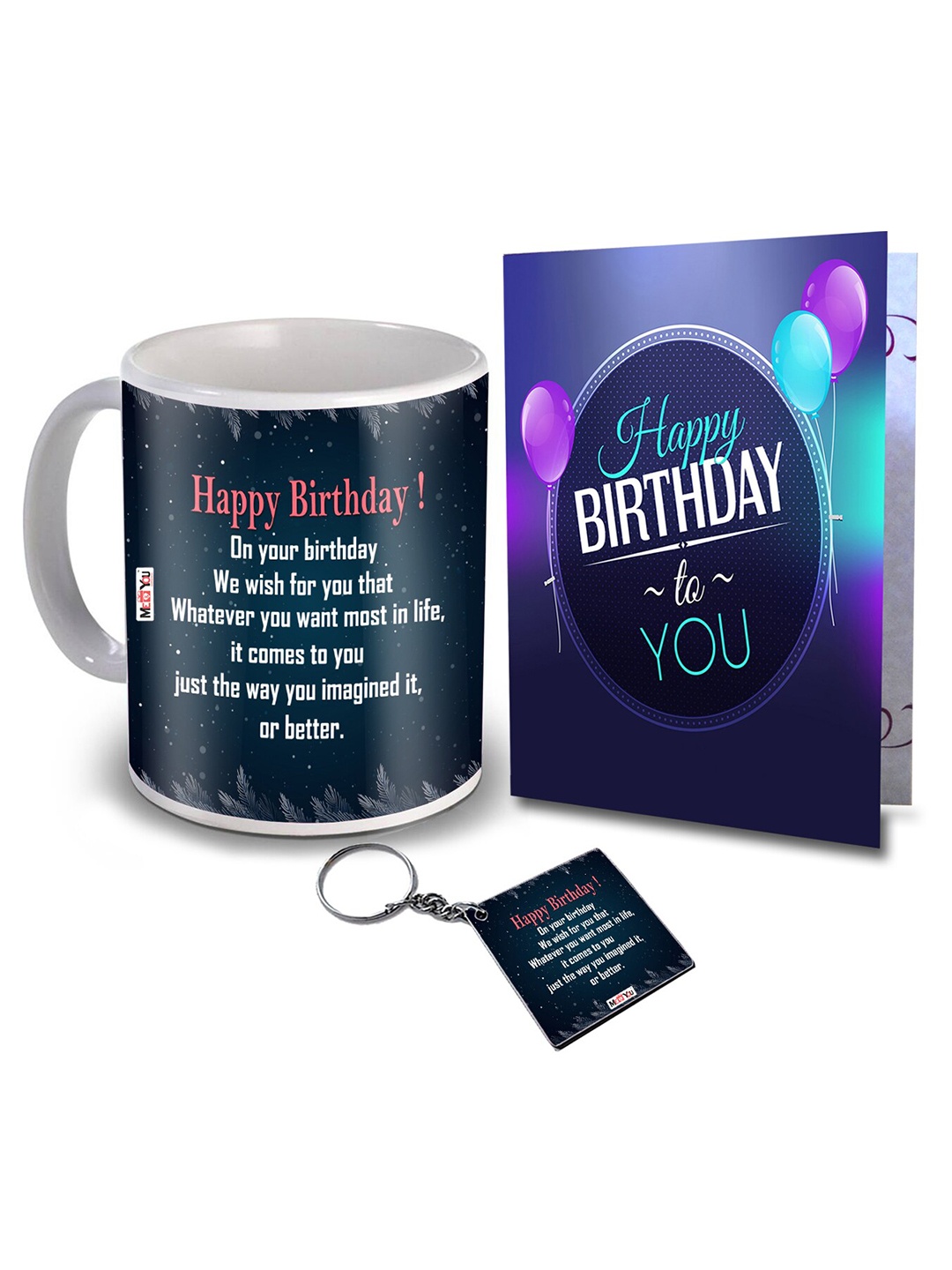 ME & YOU Blue 3pcs Coffee Mug Birthday Greeting Card & Keychain Home Gift Set 325 ml, Navy blue
ME & YOU Blue 3pcs Coffee Mug Birthday Greeting Card & Keychain Home Gift Set 325 ml, Navy blue