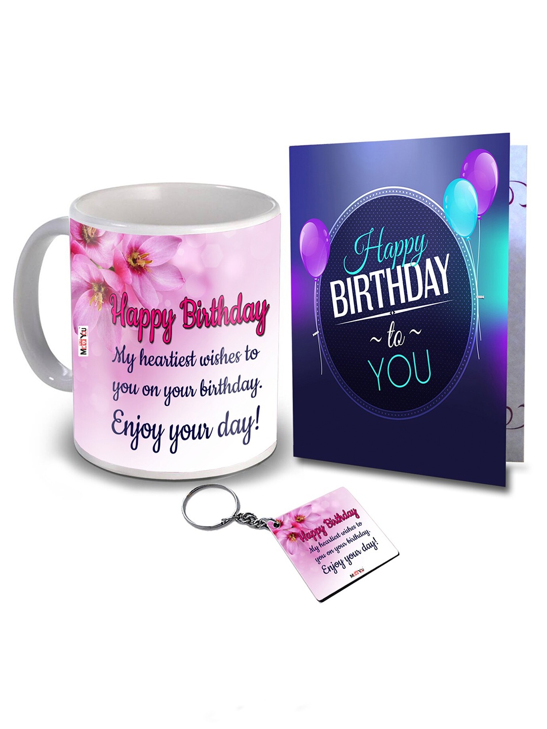 ME & YOU Blue 3 pcs Coffee Mug Birthday Greeting Card & Keychain Home Gift Set 325 ml
ME & YOU Blue 3 pcs Coffee Mug Birthday Greeting Card & Keychain Home Gift Set 325 ml