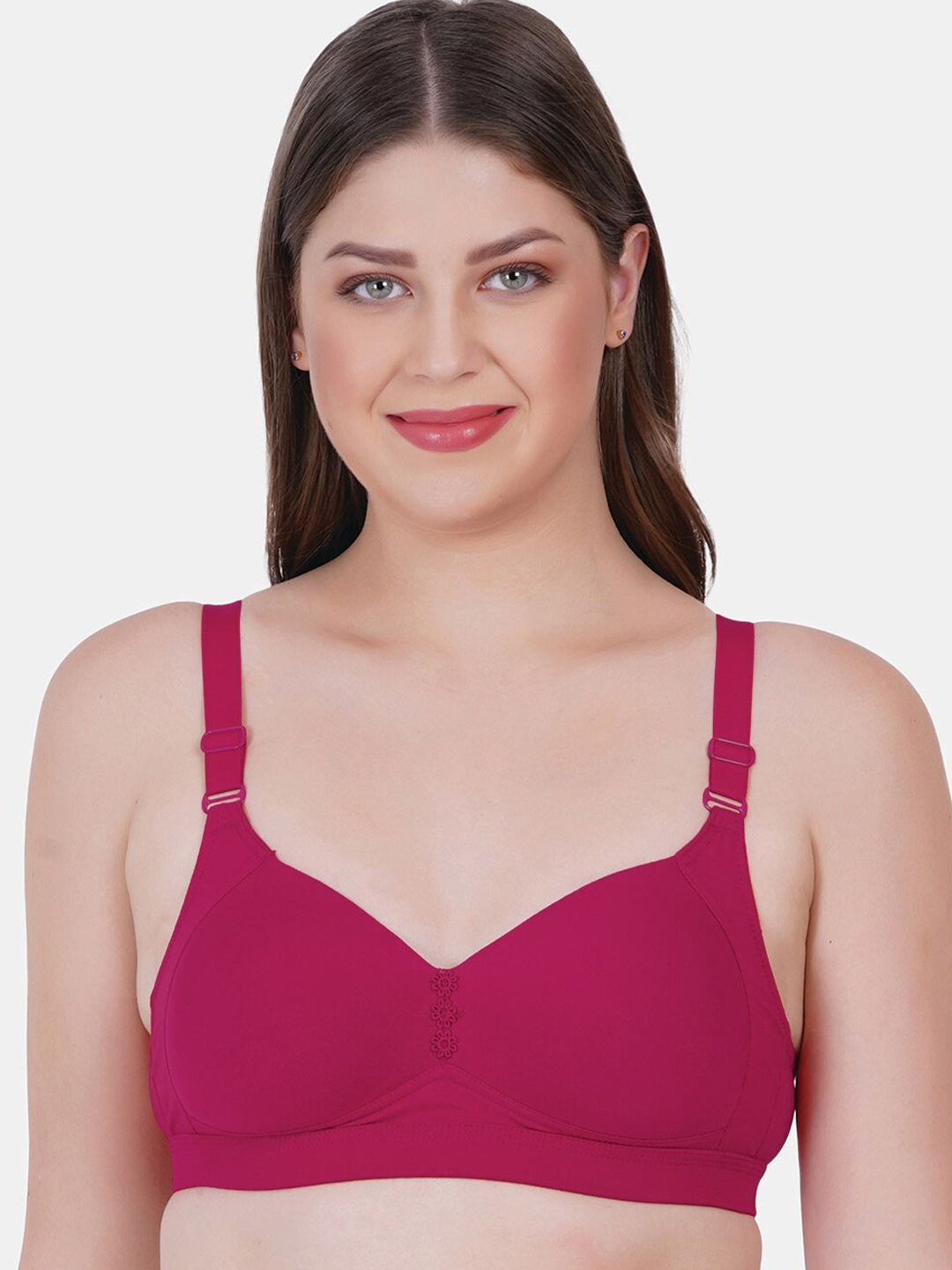 Reveira Medium Coverage Heavily Padded Dri Fit Everyday Bra With All Day Comfort, Rose
Reveira Medium Coverage Heavily Padded Dri Fit Everyday Bra With All Day Comfort, Rose