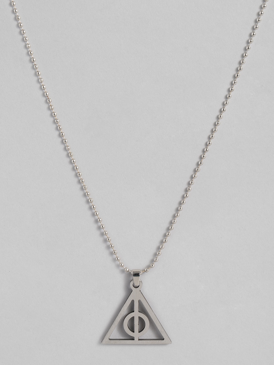 DressBerry Women Silver-Plated Harry Potter Deathly Hallows Charm Pendant Necklace
DressBerry Women Silver-Plated Harry Potter Deathly Hallows Charm Pendant Necklace