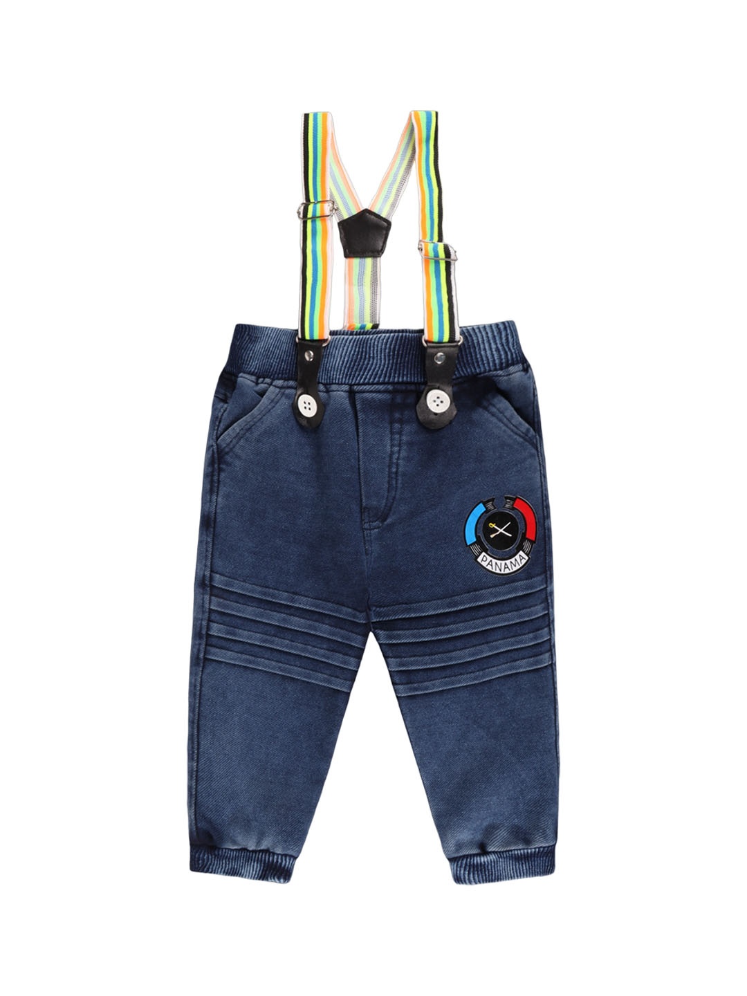 Wish Karo Boys Classic Light Fade Printed Clean Look Stretchable Jeans with Suspender, Blue
Wish Karo Boys Classic Light Fade Printed Clean Look Stretchable Jeans with Suspender, Blue
