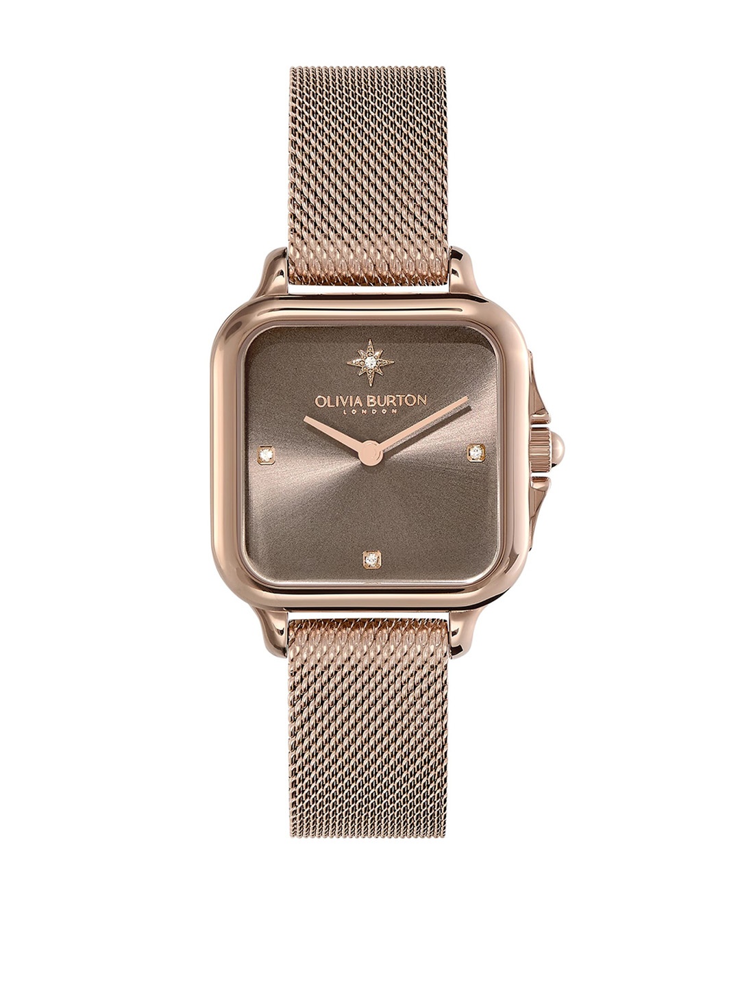 Olivia Burton Women Stainless Steel Bracelet Style Straps Analogue Watch 24000088, Brown
Olivia Burton Women Stainless Steel Bracelet Style Straps Analogue Watch 24000088, Brown