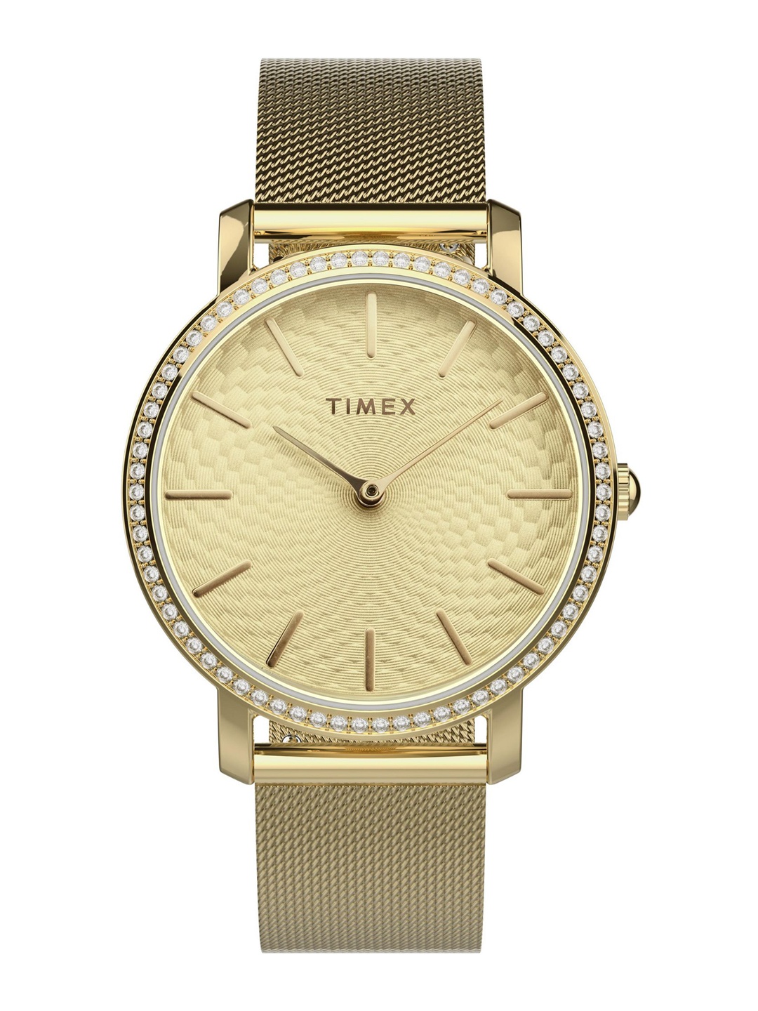 Timex Women Stainless Steel Embellished Bracelet Style Straps Analogue Watch TW2V52200UJ, Gold
Timex Women Stainless Steel Embellished Bracelet Style Straps Analogue Watch TW2V52200UJ, Gold