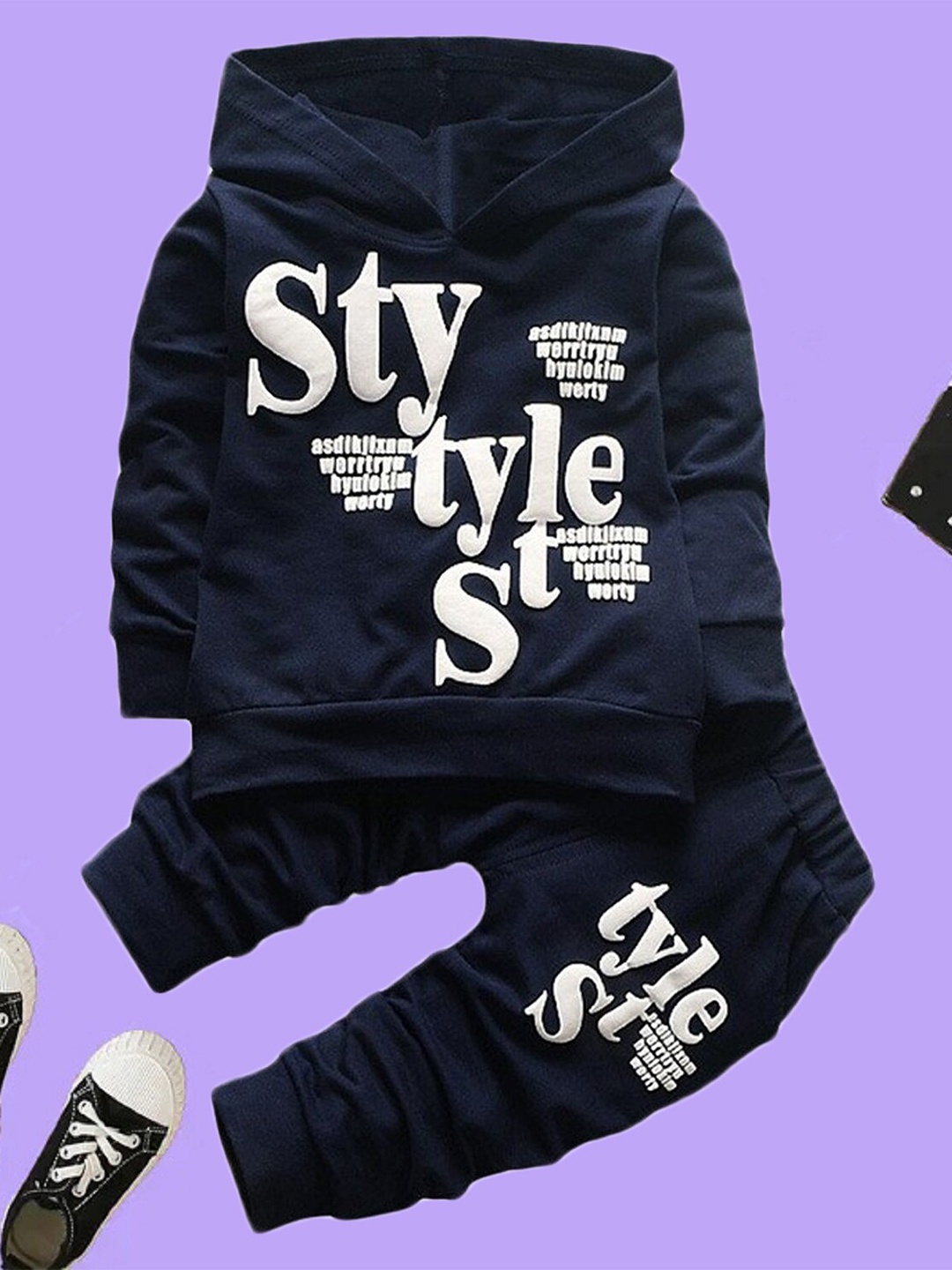 BAESD Kids Typography Printed Hooded Neck Long Sleeve Pure Cotton T-shirt With Pyjamas, Navy blue
BAESD Kids Typography Printed Hooded Neck Long Sleeve Pure Cotton T-shirt With Pyjamas, Navy blue