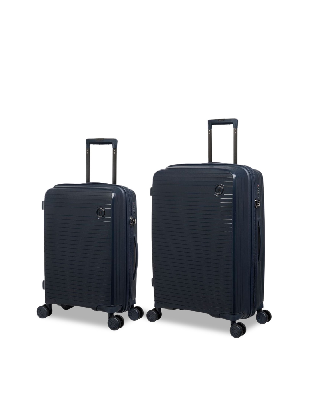 IT luggage Set Of 2 Spontaneous Striped Hard-Sided Suitcase Trolley Bags 51-100L, Navy blue
IT luggage Set Of 2 Spontaneous Striped Hard-Sided Suitcase Trolley Bags 51-100L, Navy blue