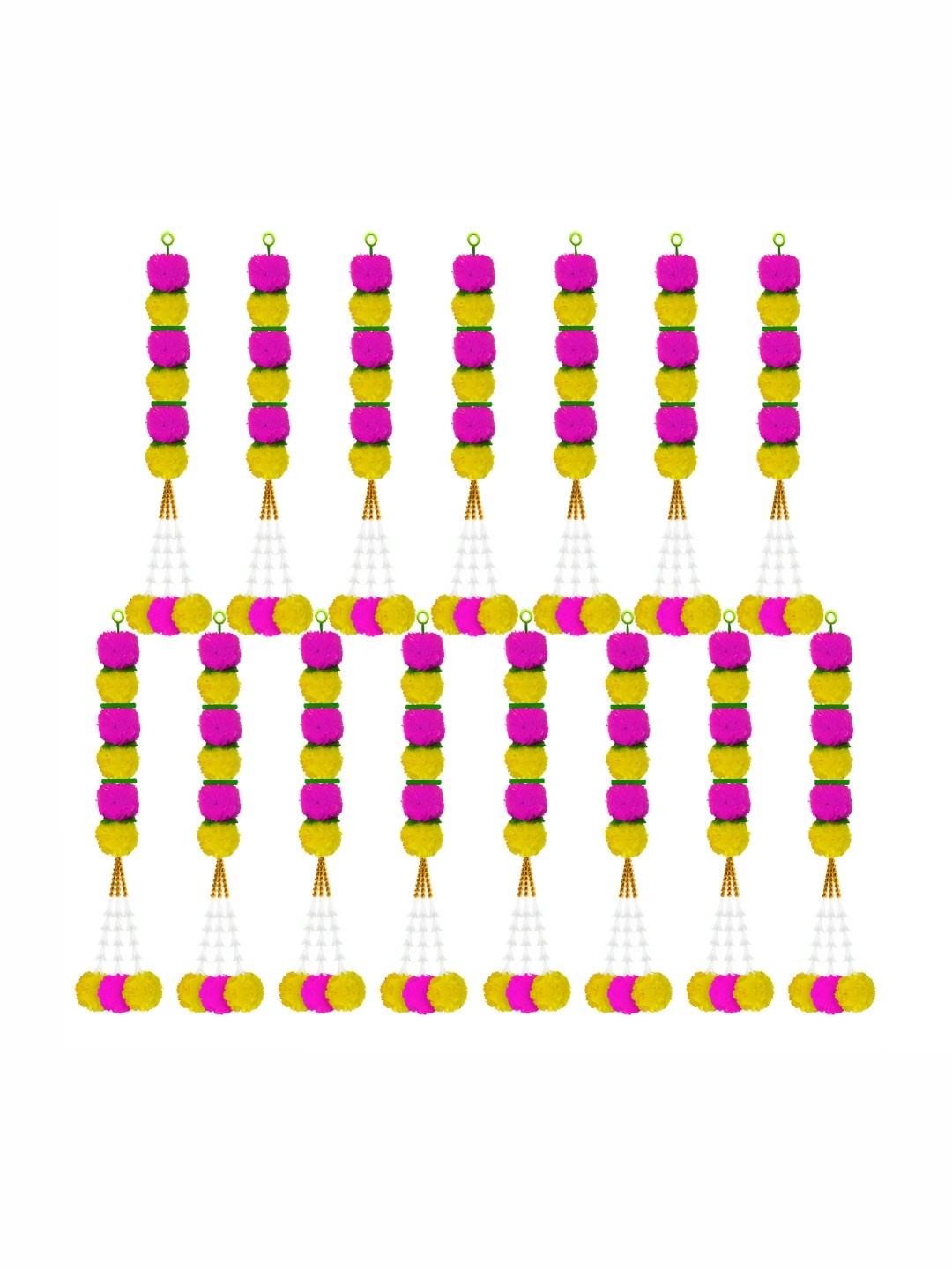 iHandikart Pink 15 Pieces Hanging Marigold With Rajnigandha Garland Artificial Flower
iHandikart Pink 15 Pieces Hanging Marigold With Rajnigandha Garland Artificial Flower