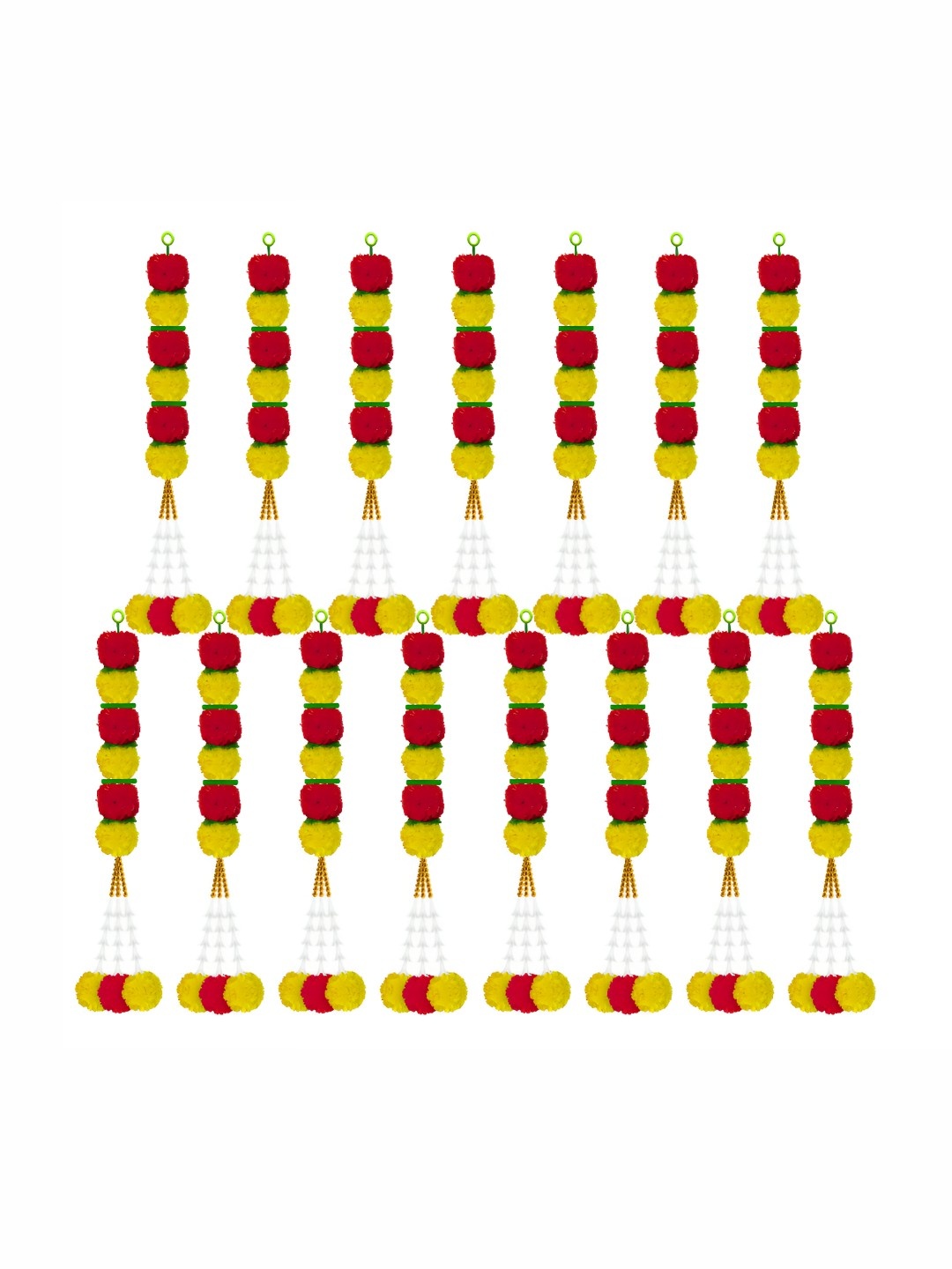 iHandikart Red 15 Pieces Hanging Marigold With Rajnigandha Garland Artificial Flower
iHandikart Red 15 Pieces Hanging Marigold With Rajnigandha Garland Artificial Flower