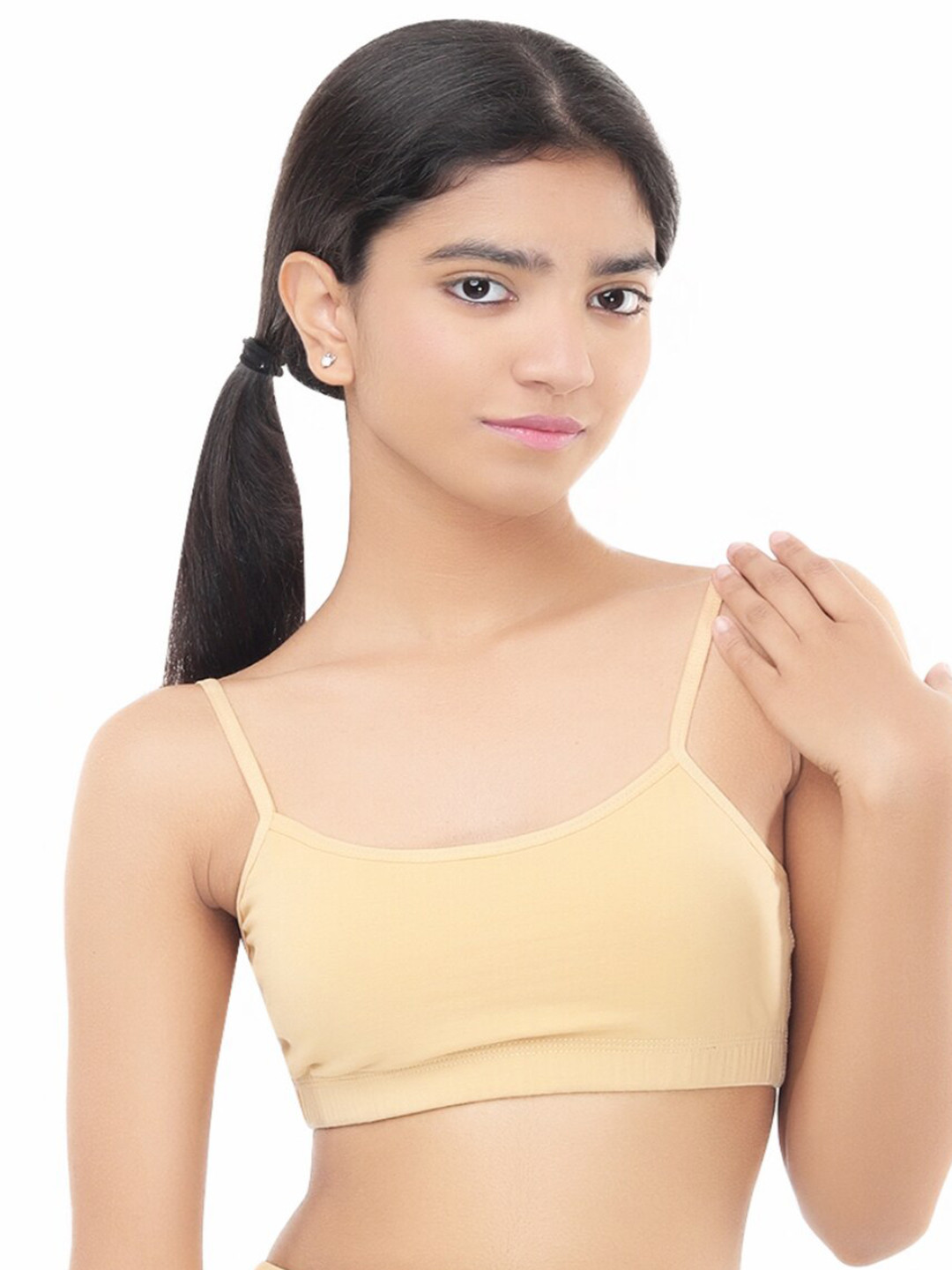 GOCHIKKO Full Coverage Non-Padded Anti Odour Cotton Workout Bra With All Day Comfort, Beige
GOCHIKKO Full Coverage Non-Padded Anti Odour Cotton Workout Bra With All Day Comfort, Beige