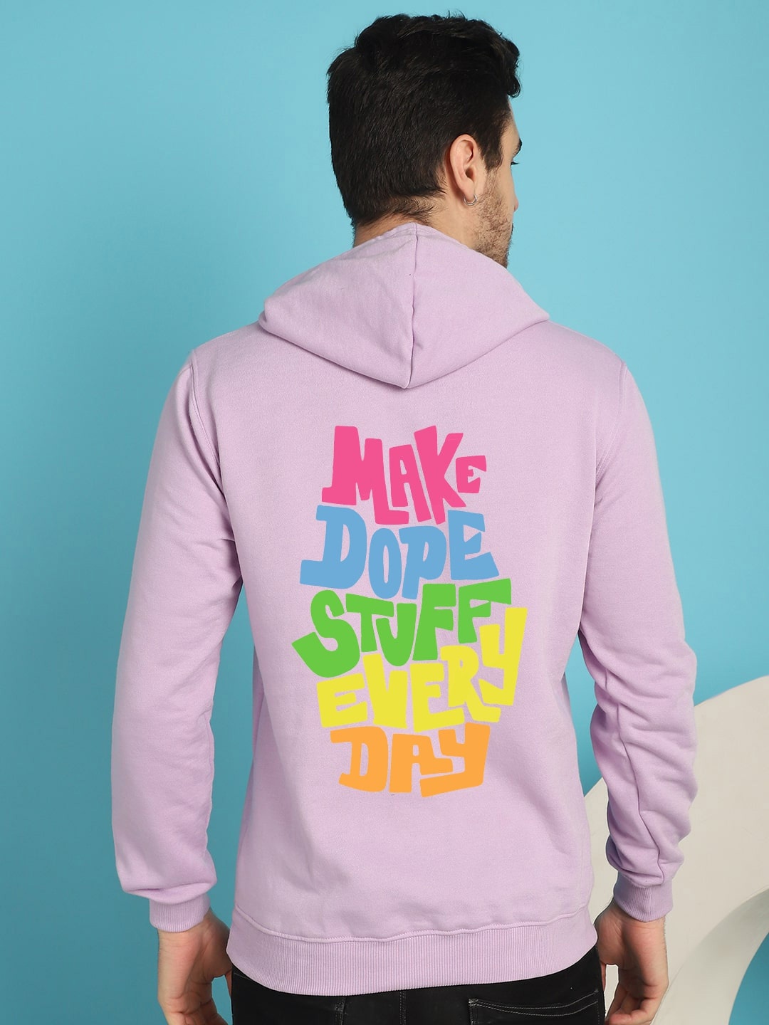 YOU FOREVER Typography Printed Hooded Neck Long Sleeve Pullover Sweatshirt, Lavender
YOU FOREVER Typography Printed Hooded Neck Long Sleeve Pullover Sweatshirt, Lavender