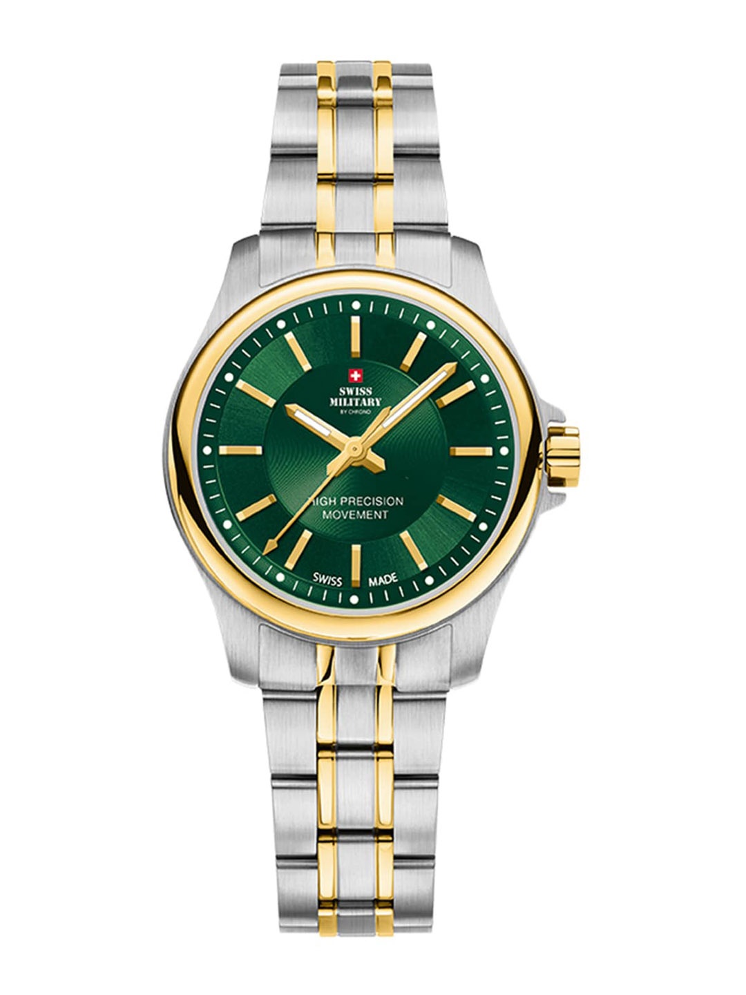 Swiss Military by Chrono Unisex Bracelet Style Straps Analogue Watch SM30201.32, Green
Swiss Military by Chrono Unisex Bracelet Style Straps Analogue Watch SM30201.32, Green