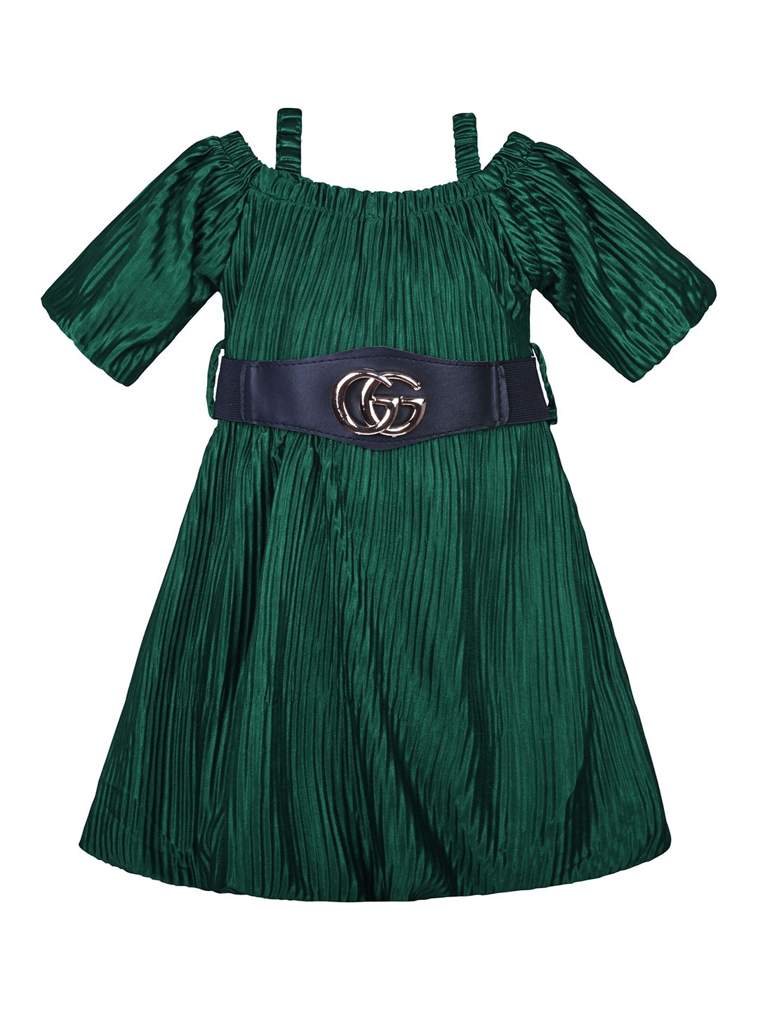 Wish Karo Girls Self Design Shoulder Straps Cold-Shoulder Sleeves Silk Fit & Flare Dress, Green
Wish Karo Girls Self Design Shoulder Straps Cold-Shoulder Sleeves Silk Fit & Flare Dress, Green