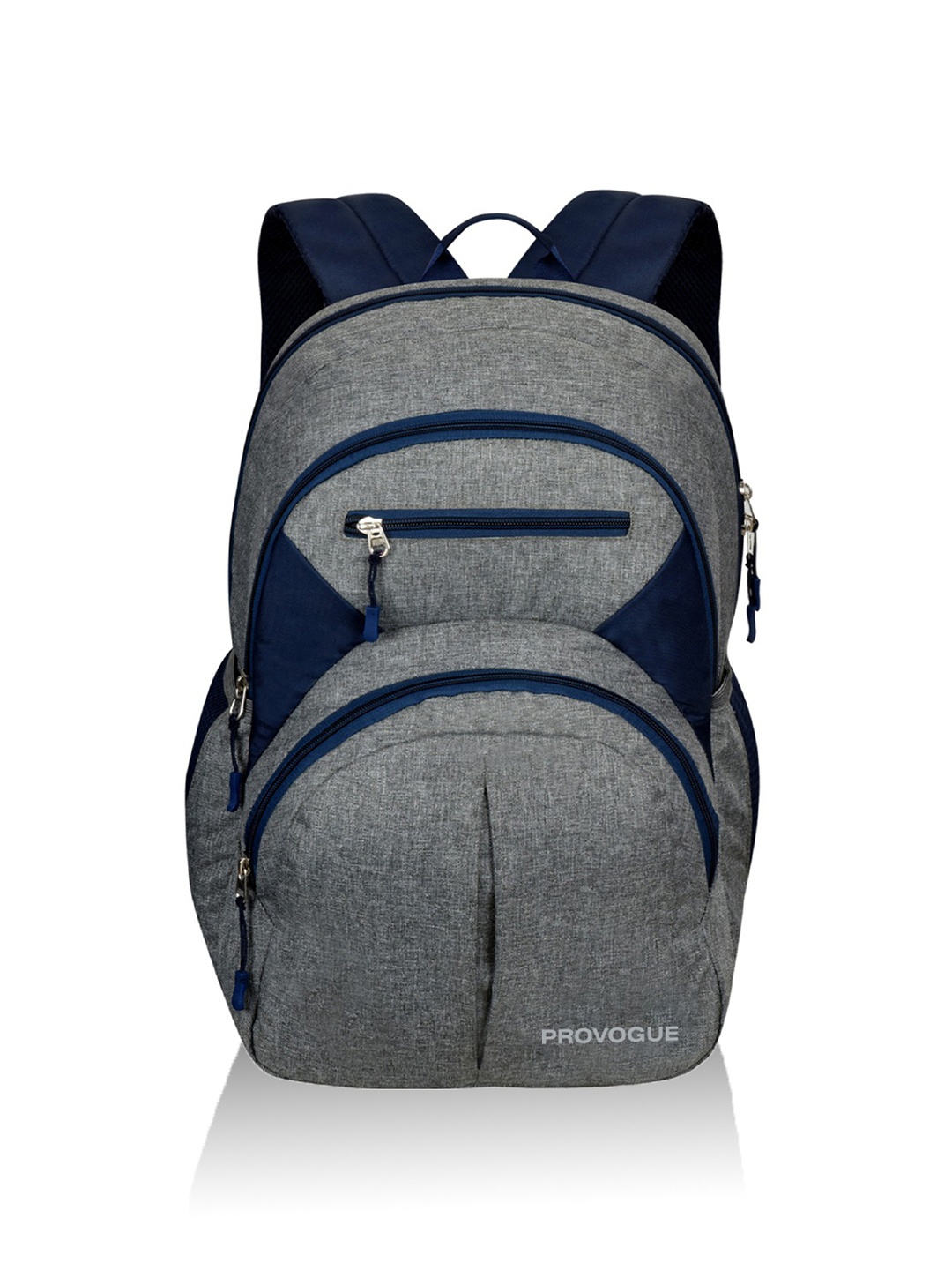 Provogue Unisex Colourblocked Anti-Theft Backpack with Reflective Strip Up to 18 inch, Grey
Provogue Unisex Colourblocked Anti-Theft Backpack with Reflective Strip Up to 18 inch, Grey