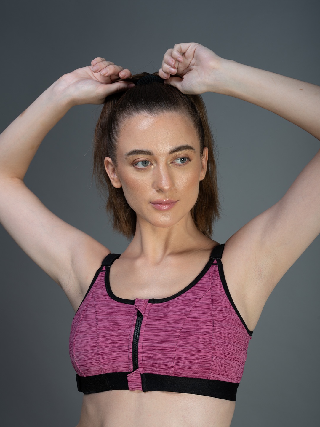 INGRID Women Breathable Fabric Cotton Everyday Non Wired High Impact Gym Bras, Magenta
INGRID Women Breathable Fabric Cotton Everyday Non Wired High Impact Gym Bras, Magenta