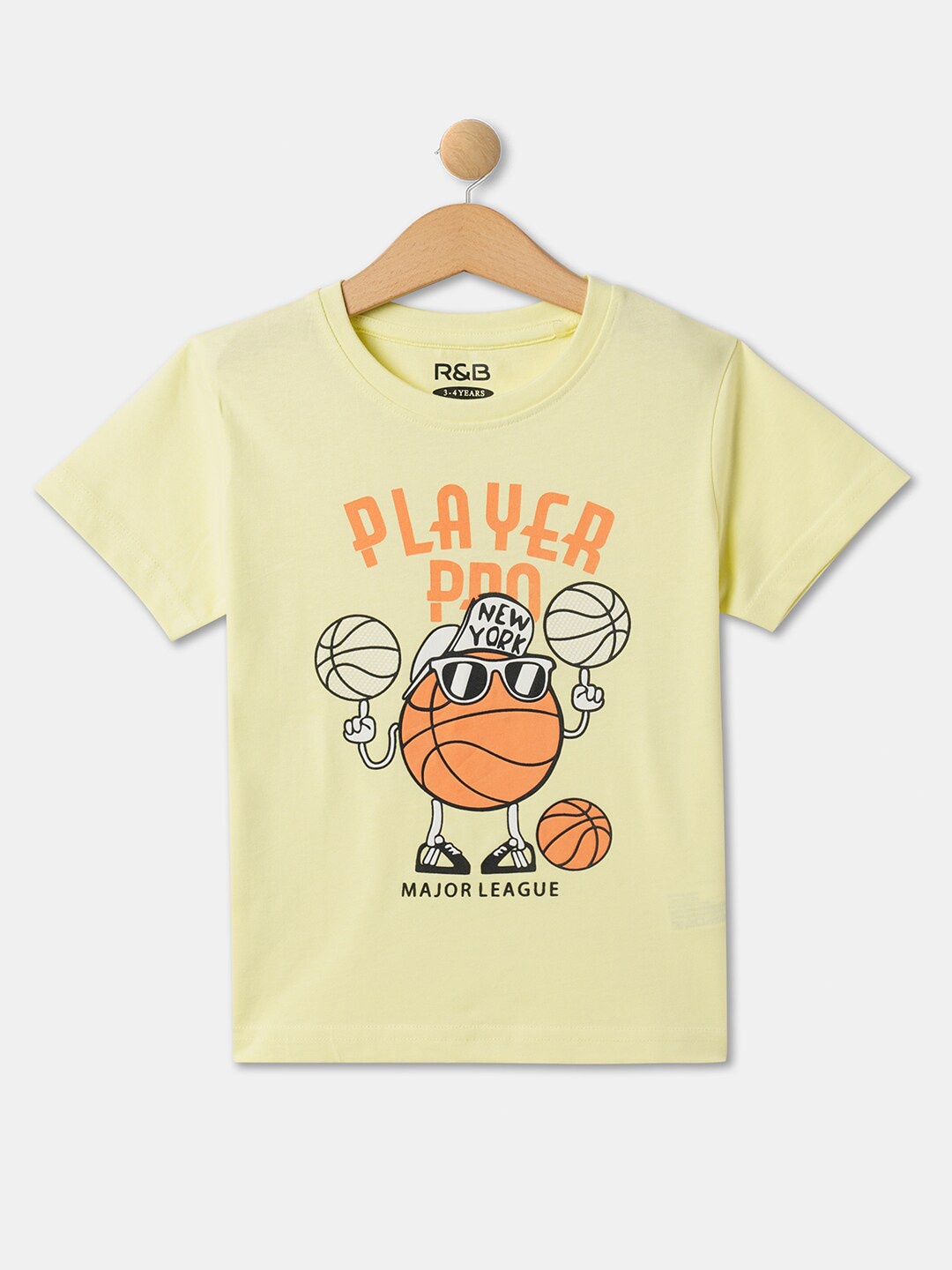 R&B Boys Yellow T-shirt