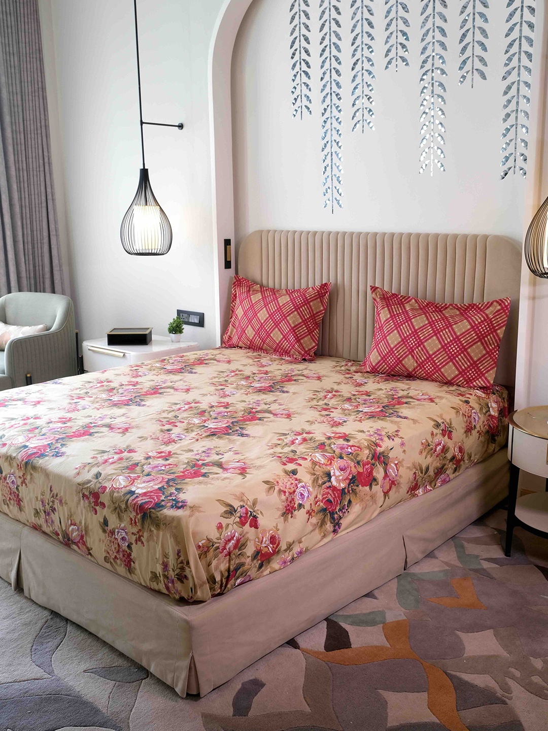 Pure Decor King Size Double Bed Bedsheet With 2 Pillow Covers 108in X 108in,274cm X 274cms, Beige
Pure Decor King Size Double Bed Bedsheet With 2 Pillow Covers 108in X 108in,274cm X 274cms, Beige