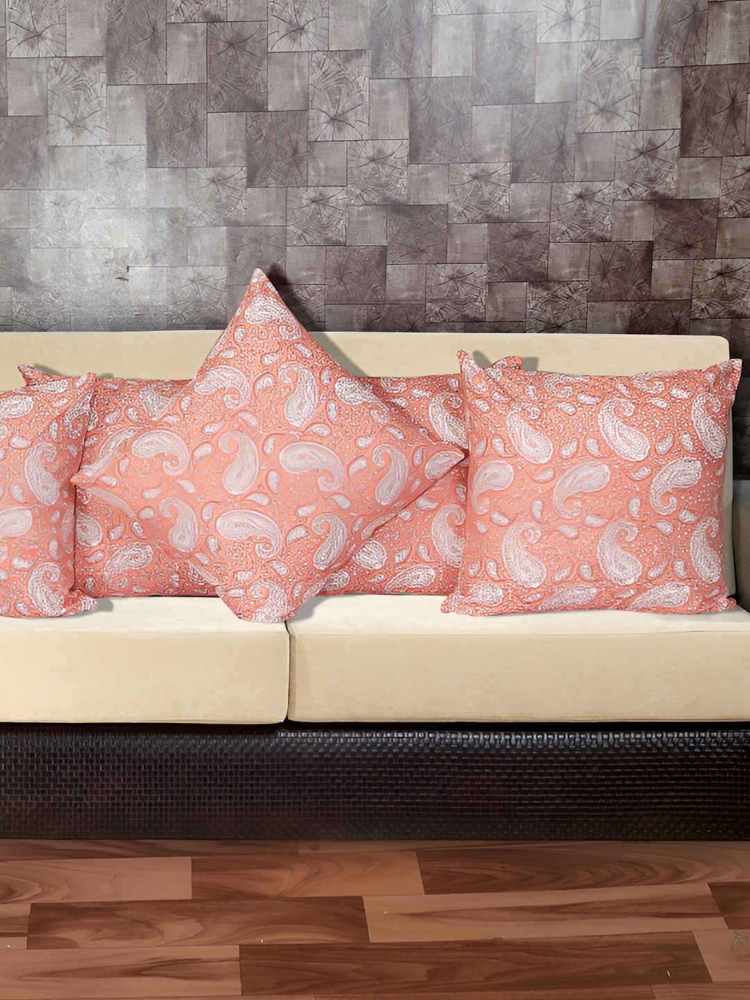 Texstylers Pink & White 5 Pieces Floral Printed Cotton Square Reversible Cushion Covers
Texstylers Pink & White 5 Pieces Floral Printed Cotton Square Reversible Cushion Covers