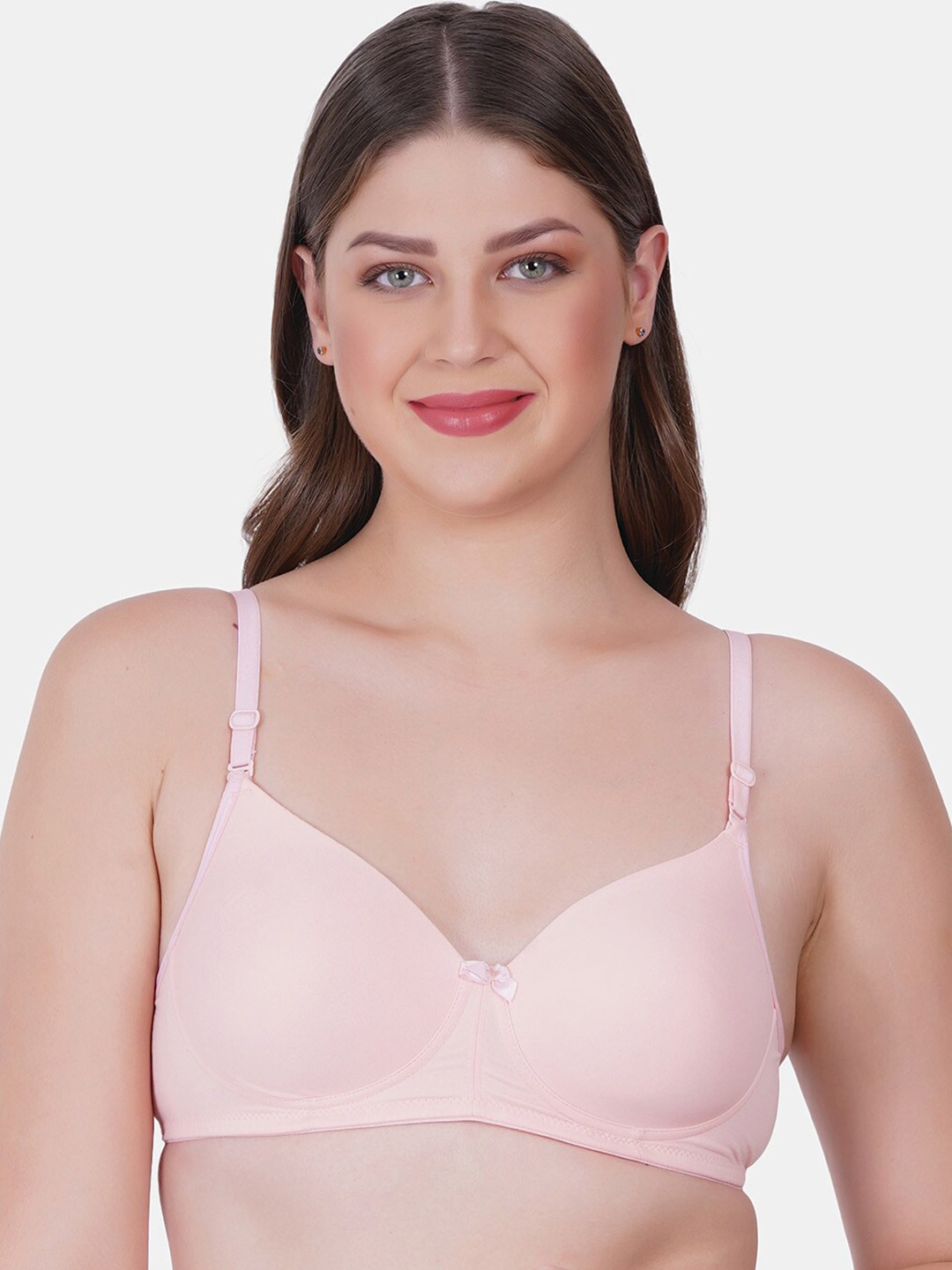 Reveira Lightly Padded Medium Coverage Dry Fit All Day Comfort Seamless Push-Up Bra, Peach
Reveira Lightly Padded Medium Coverage Dry Fit All Day Comfort Seamless Push-Up Bra, Peach