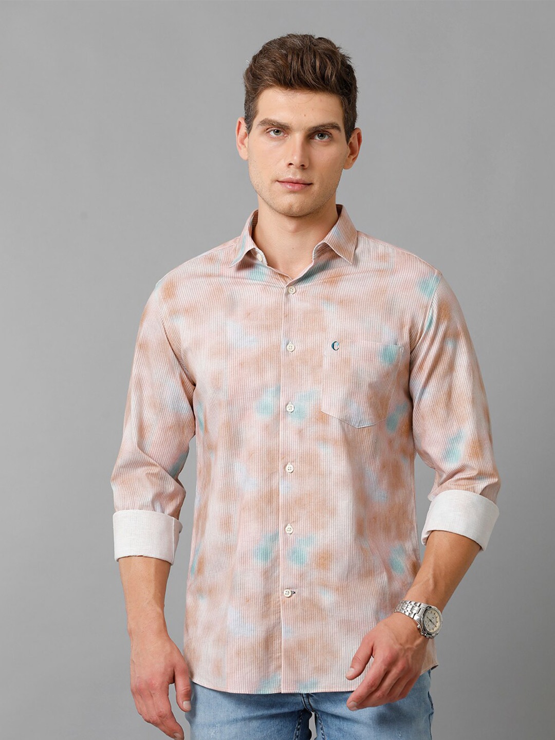 CAVALLO by Linen Club Abstract Printed Contemporary Slim Fit Comfortable Casual Shirt, Pink
CAVALLO by Linen Club Abstract Printed Contemporary Slim Fit Comfortable Casual Shirt, Pink