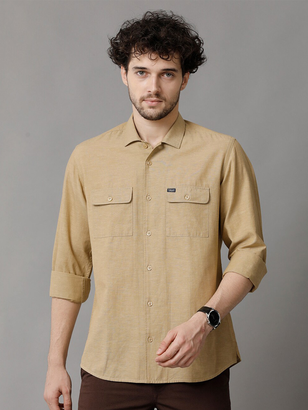 CAVALLO by Linen Club Contemporary Slim Fit Cuban Collar Cotton Linen Casual Shirt, Beige
CAVALLO by Linen Club Contemporary Slim Fit Cuban Collar Cotton Linen Casual Shirt, Beige