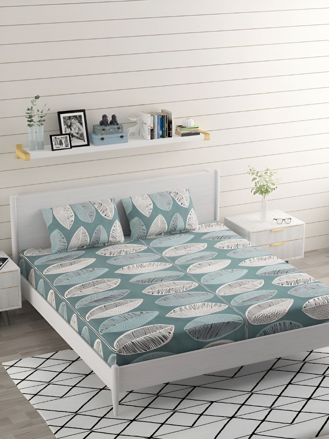 Bromwick Mint Green & White Floral Cotton 210 TC Fitted Crib Bedsheet With 2 Pillow Covers
Bromwick Mint Green & White Floral Cotton 210 TC Fitted Crib Bedsheet With 2 Pillow Covers