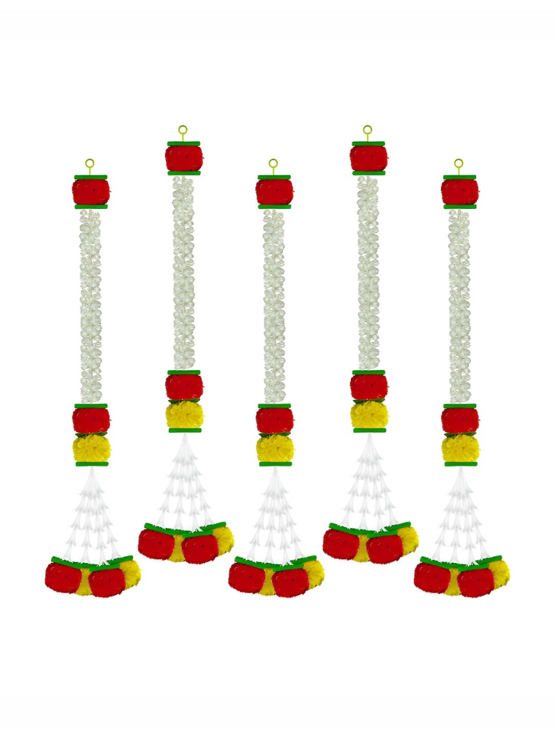 iHandikart Yellow Red 10 Pieces Hanging Jasmine With Marigold Artificial Flower
iHandikart Yellow Red 10 Pieces Hanging Jasmine With Marigold Artificial Flower