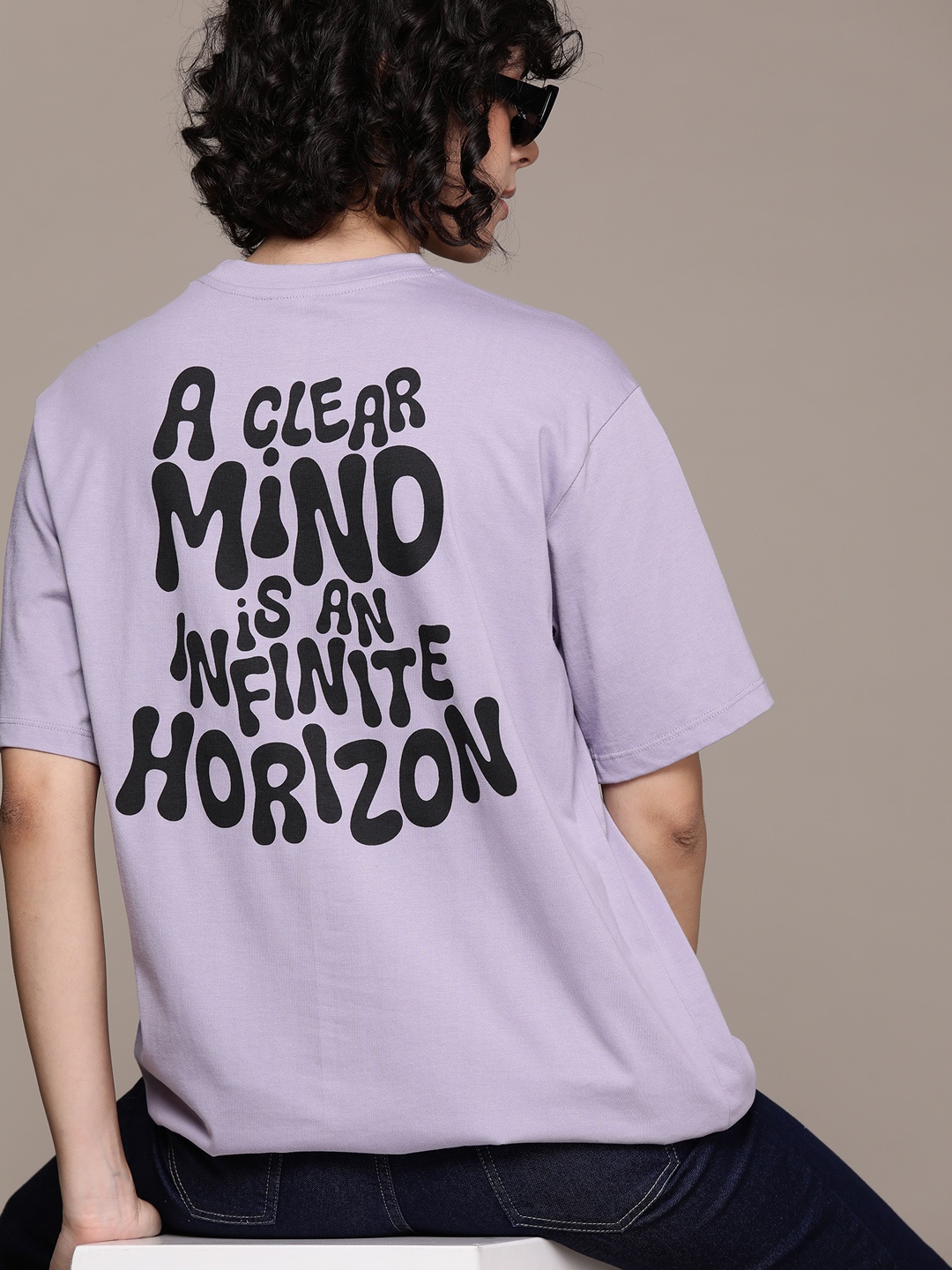 The Roadster Lifestyle Co. Typography Printed Drop-Shoulder Sleeves Oversized T-shirt, Lavender
The Roadster Lifestyle Co. Typography Printed Drop-Shoulder Sleeves Oversized T-shirt, Lavender