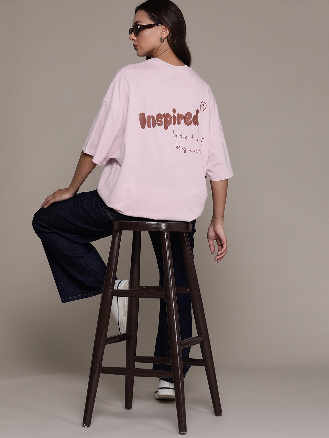 The Roadster Lifestyle Co. Printed Drop-Shoulder Sleeves Oversized T-shirt, Pink
The Roadster Lifestyle Co. Printed Drop-Shoulder Sleeves Oversized T-shirt, Pink