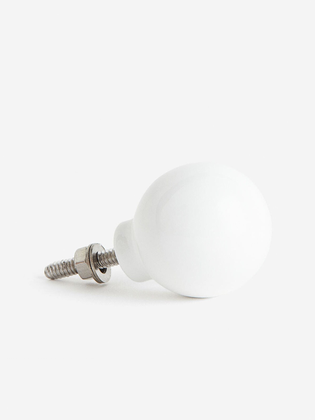 H&M Round Knob, White