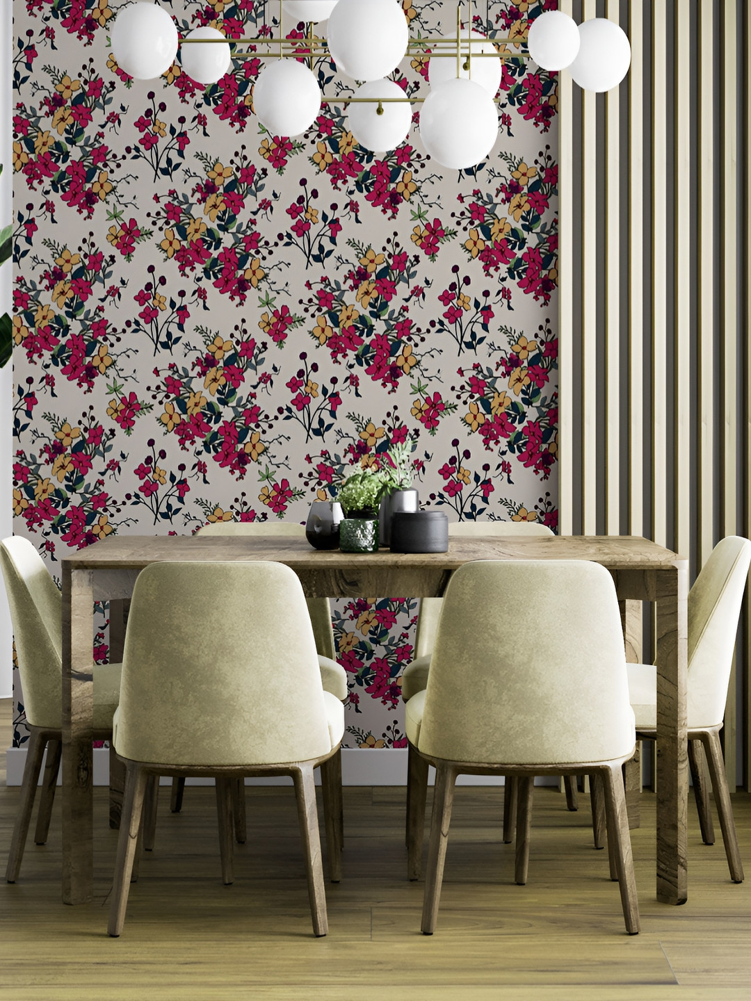 DWELLSINDIA Pink & Mustard Floral Printed Self Adhesive Wall Grain Textured Wallpaper
DWELLSINDIA Pink & Mustard Floral Printed Self Adhesive Wall Grain Textured Wallpaper