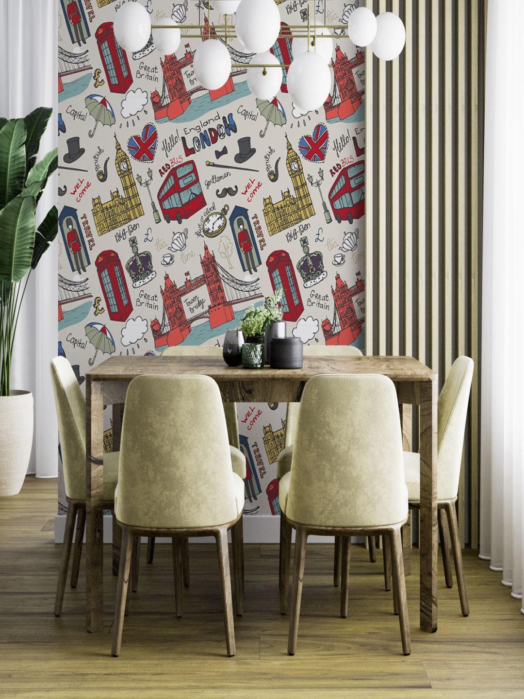 DWELLSINDIA Yellow & Red Hello England Printed Self Adhesive Wall Grain Textured Wallpaper
DWELLSINDIA Yellow & Red Hello England Printed Self Adhesive Wall Grain Textured Wallpaper