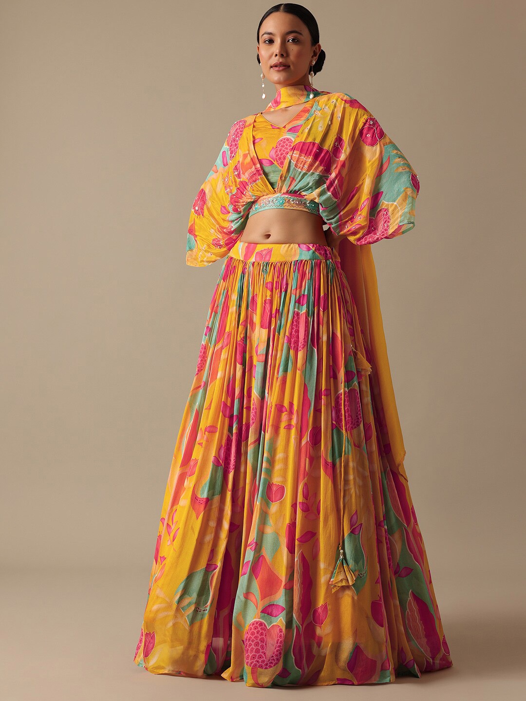 KALKI Fashion Printed Embellished Ready to Wear Lehenga & Blouse With Dupatta, Orange
KALKI Fashion Printed Embellished Ready to Wear Lehenga & Blouse With Dupatta, Orange