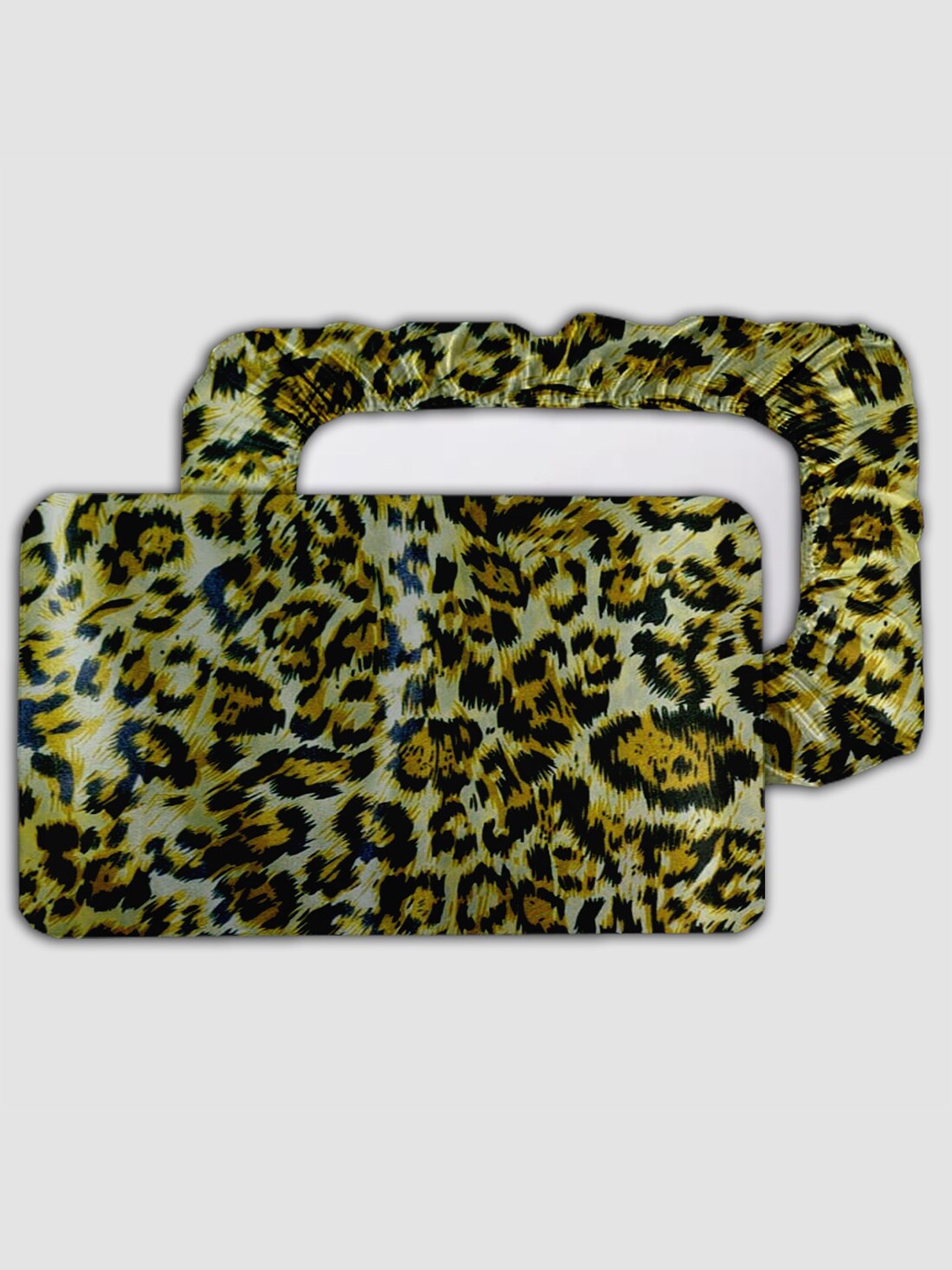 ME & YOU Green & Black 3 Pieces Animal Printed Satin Silk Pillow Covers with Sleeping Cap
ME & YOU Green & Black 3 Pieces Animal Printed Satin Silk Pillow Covers with Sleeping Cap